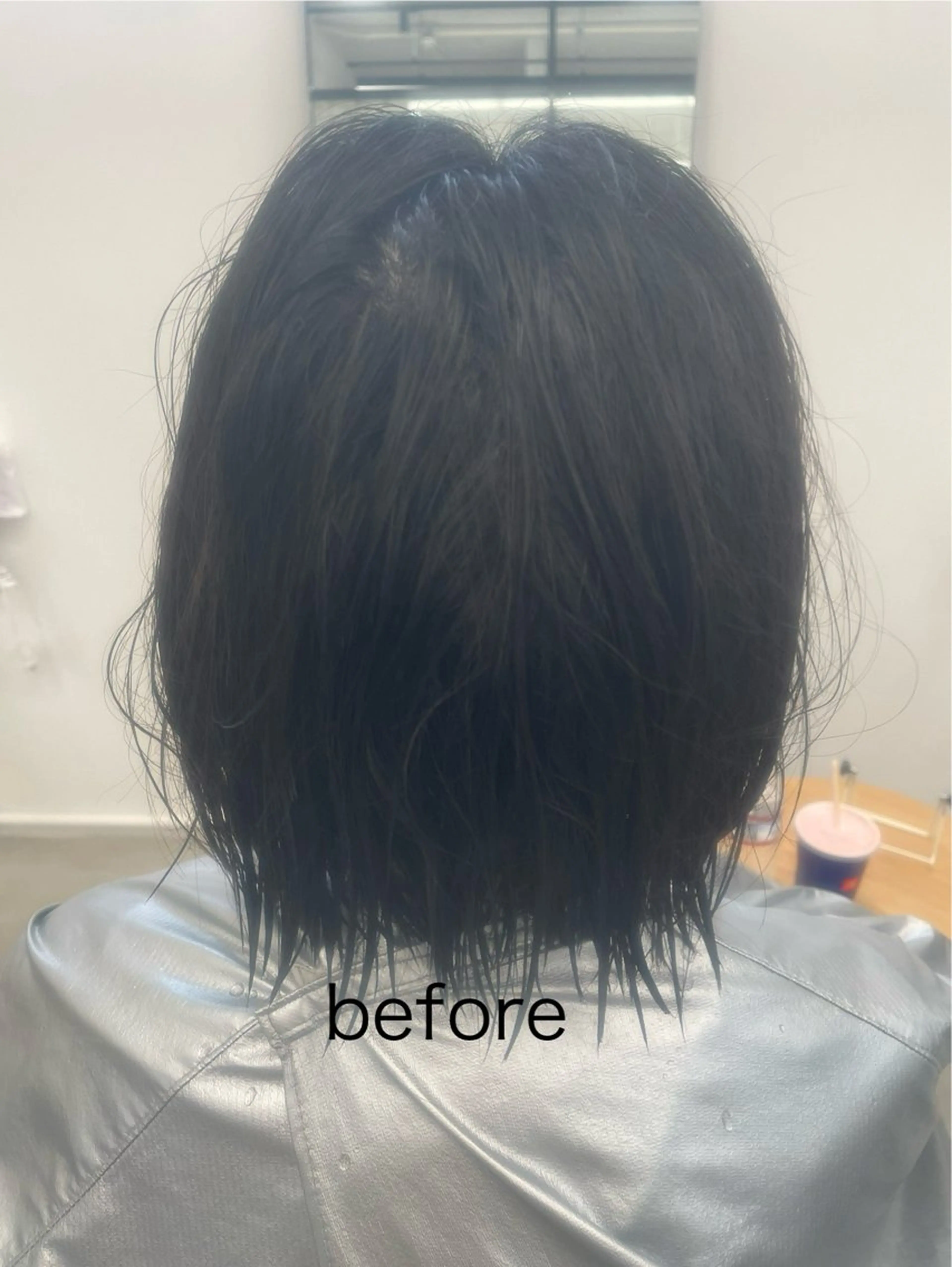 ミディアム ボブ 縮毛矯正 あゆみ 🍀のヘアスタイル