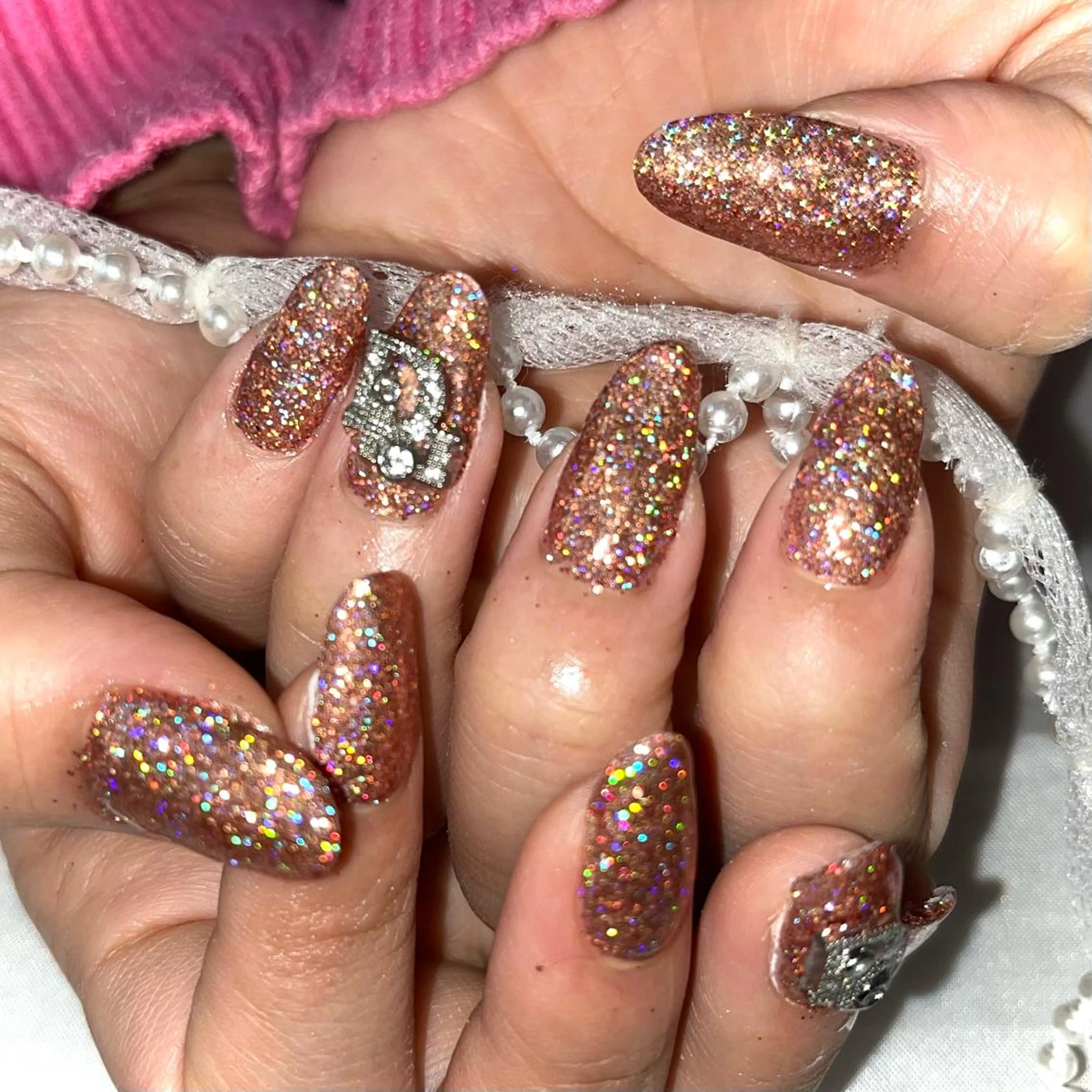 ネイル フラッシュネイル 韓国ネイル ラメ(グリッター) 韓国ネイル💠 Tomoのネイルデザイン