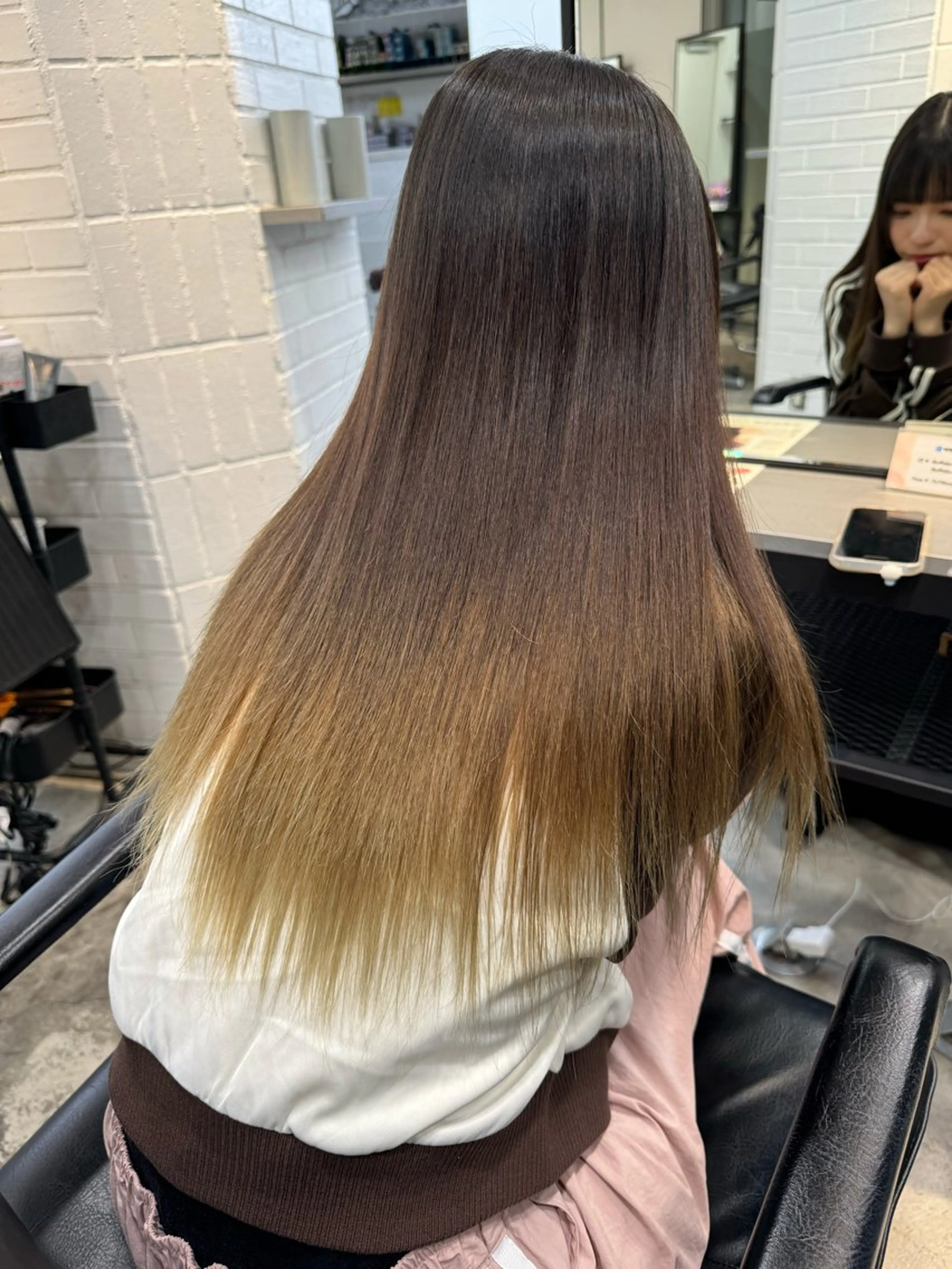 カット 縮毛矯正 トリートメント ザクザクレイヤー 🍀/ブリーチ/小田のヘアスタイル