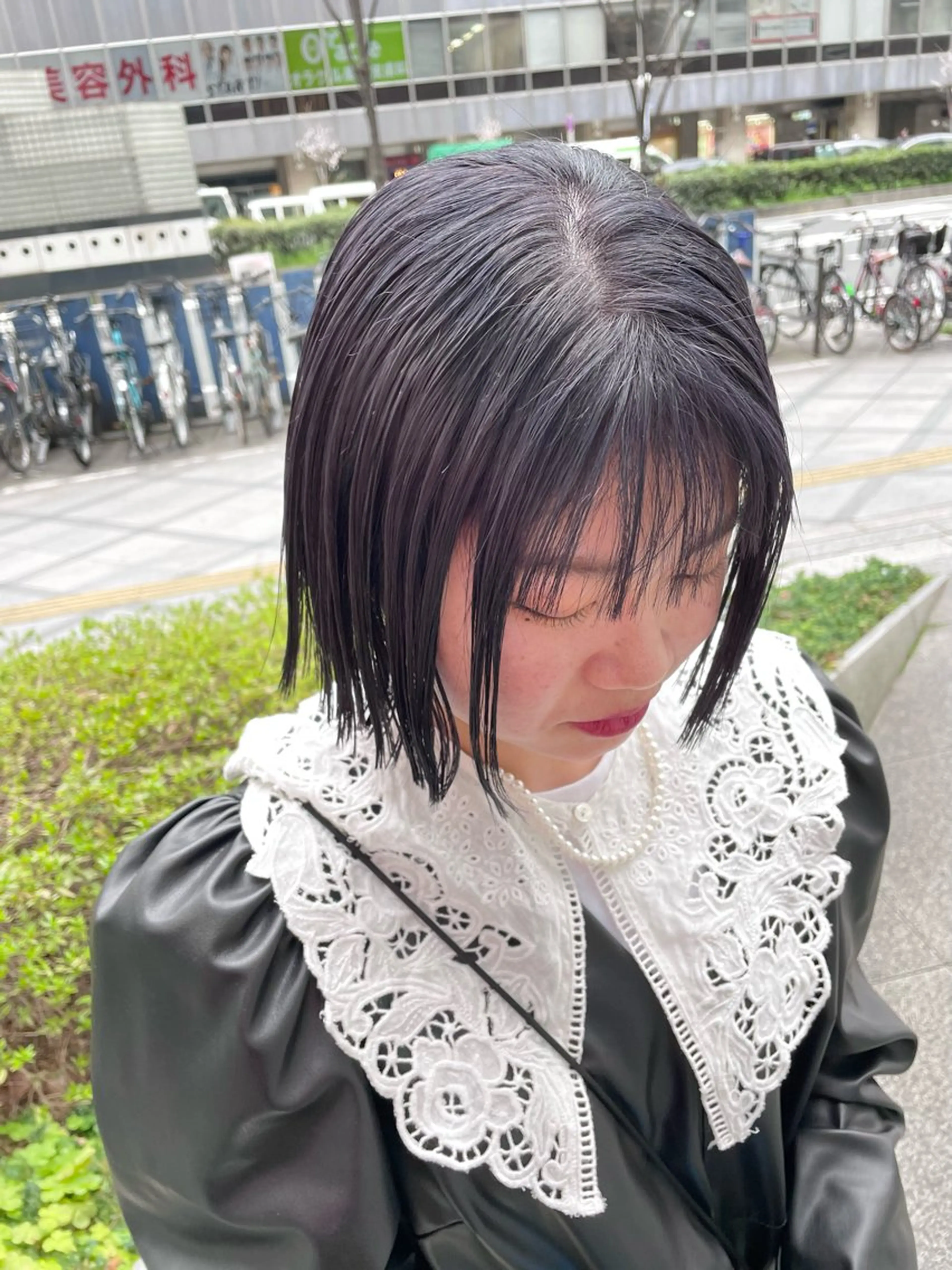 ミディアム カラー パーマ ヘアアレンジ メンズ ラベンダーカラー シルバー カット ヘアカラー トリートメント tatsumi/ボブ ウルフ/レイヤーのヘアスタイル