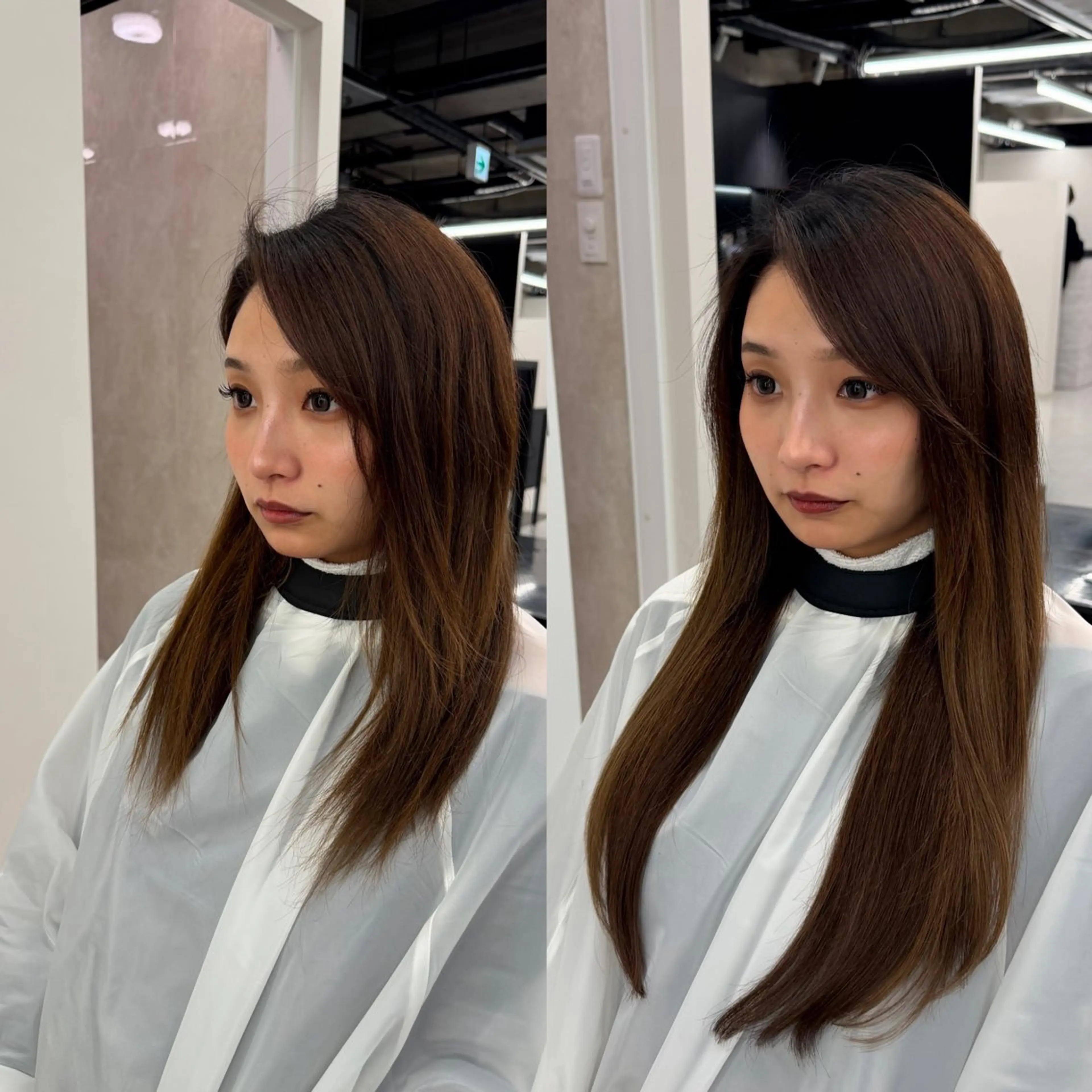 ロング エクステ×レイヤー 黎也のヘアスタイル