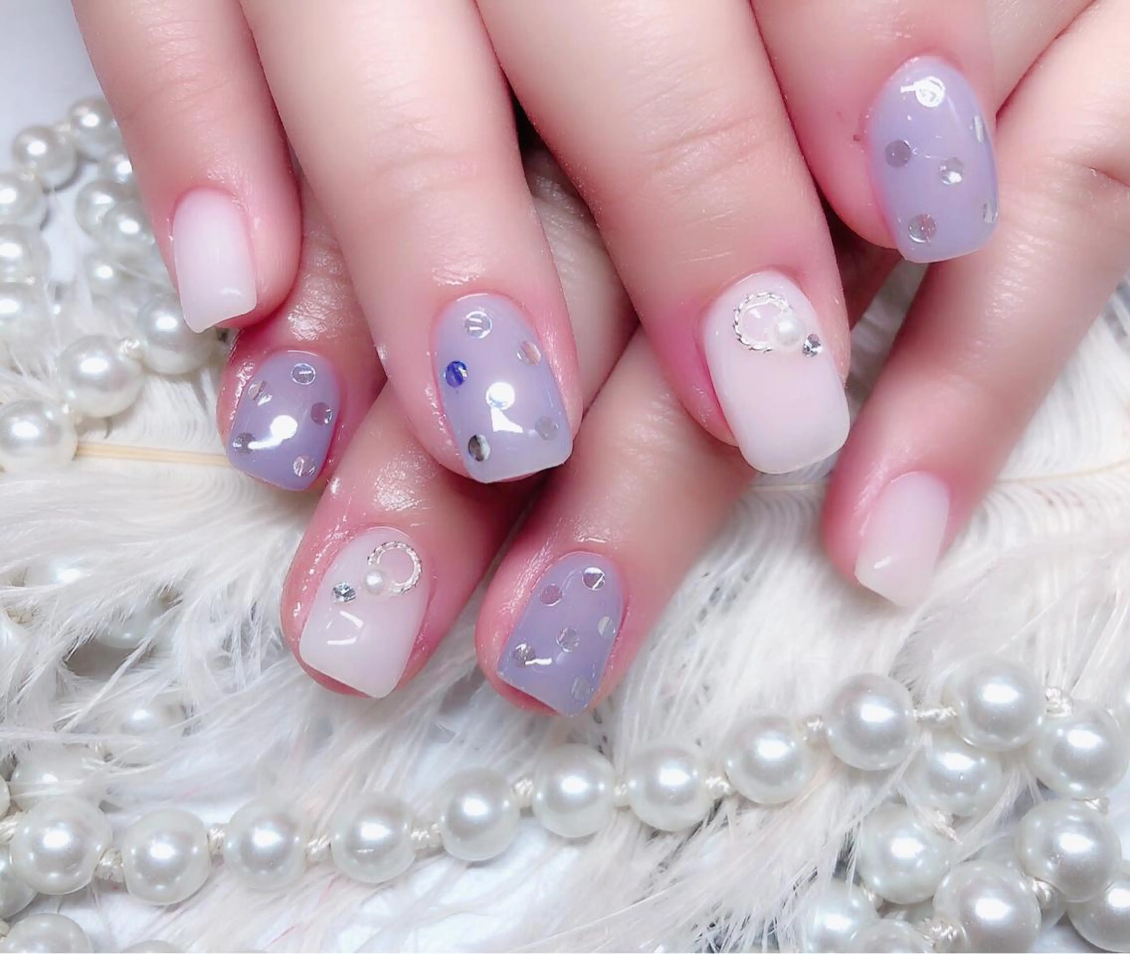 ネイル マジック ミラーのネイルデザイン