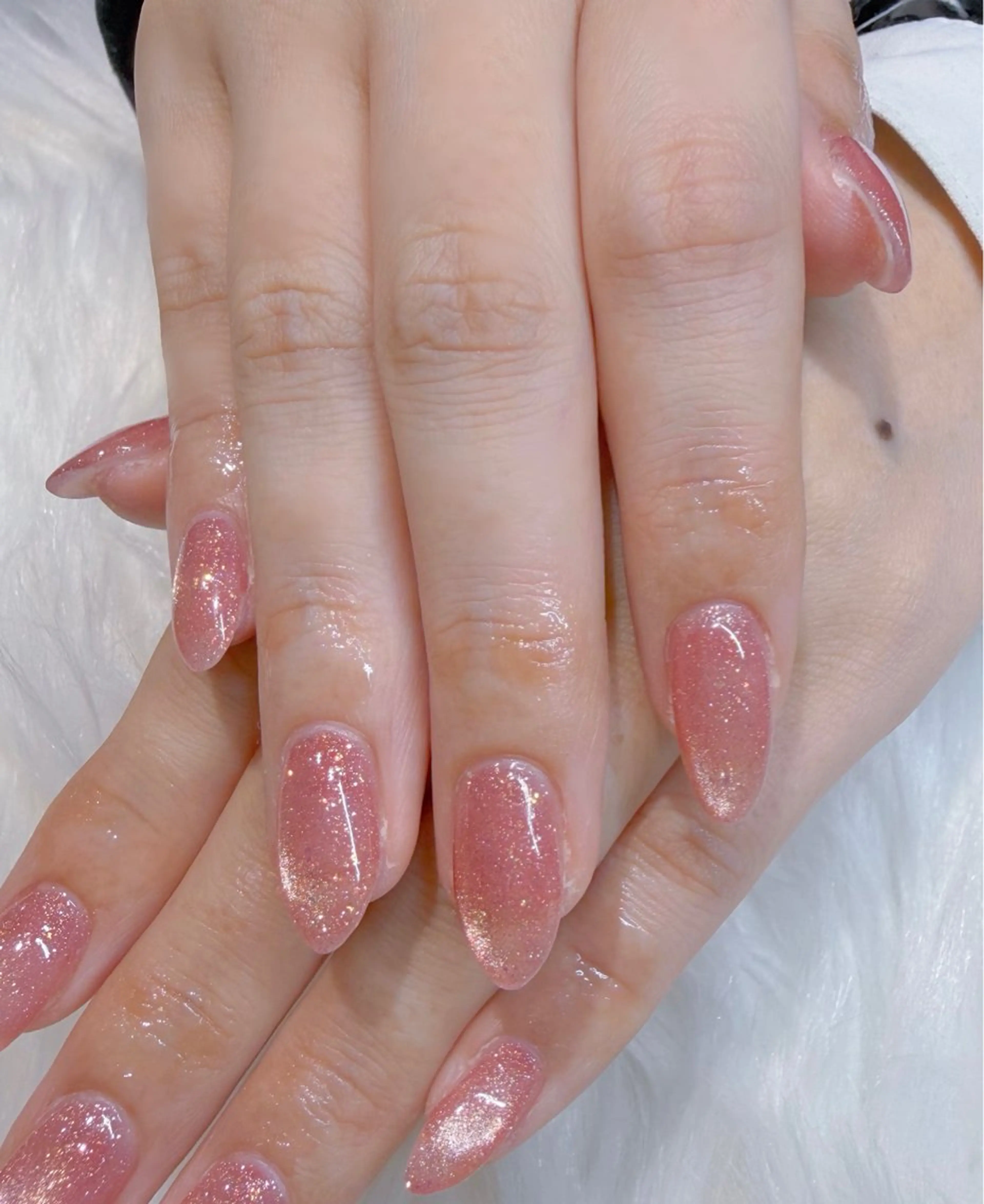 ネイル フラッシュネイル フラッシュマグ 春ネイル ハンドネイル Viel💅 ~Kanon~のネイルデザイン