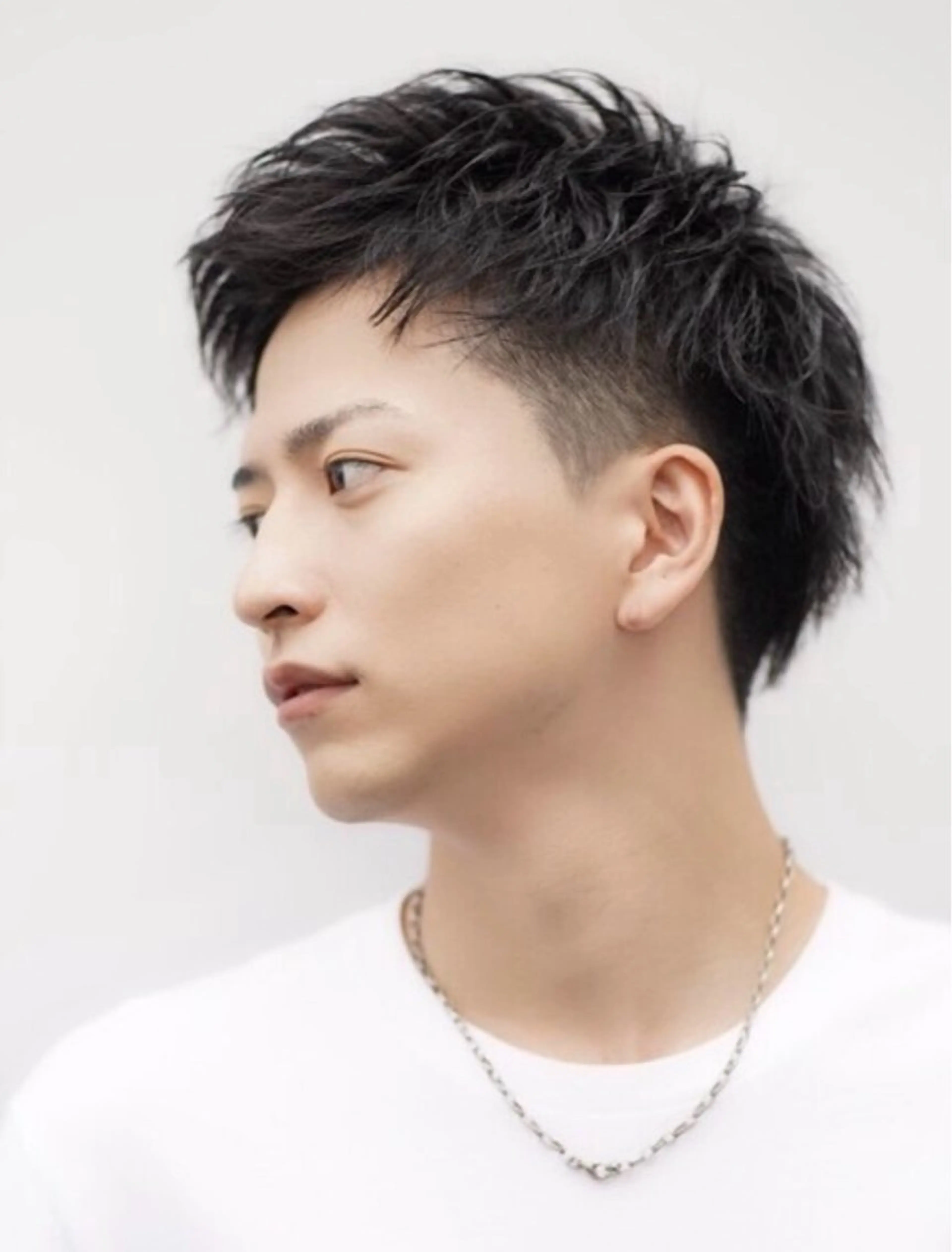 ショート パーマ メンズ 中落 愛斗のヘアスタイル