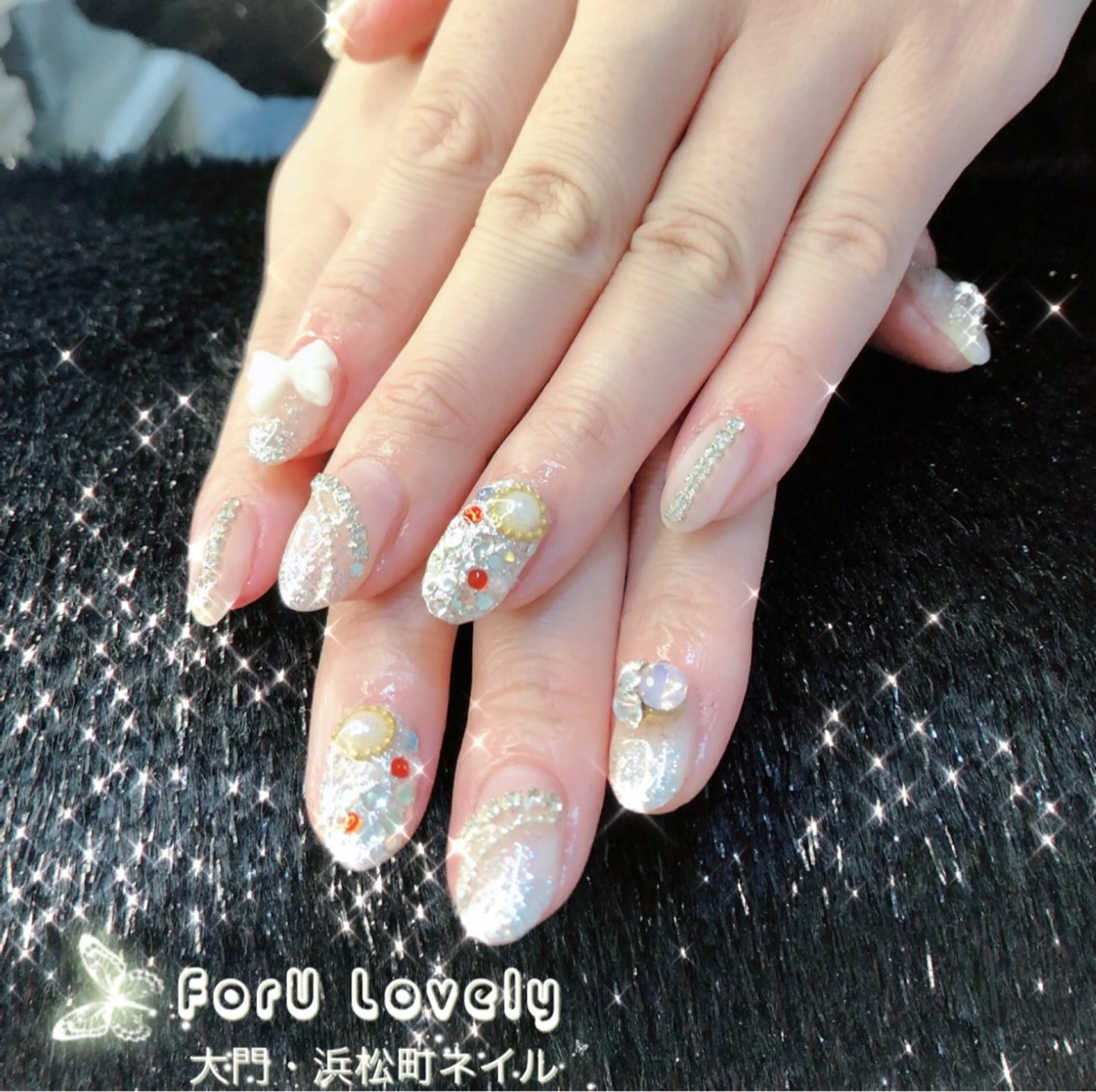 ネイル 桜ネイル フットネイル フレンチネイル ジェルネイル グラデーション 大門浜松町 ネイルのネイルデザイン