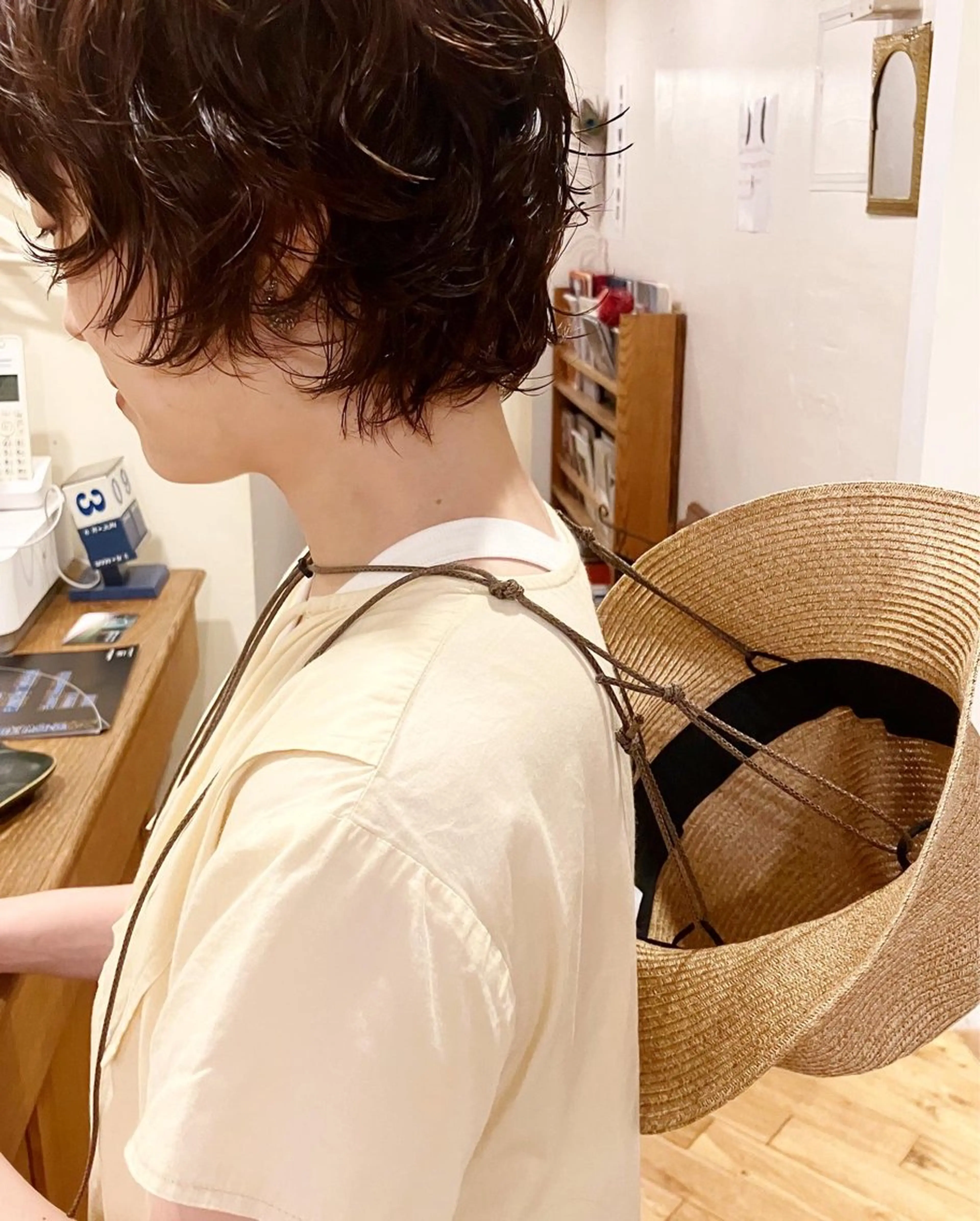 パーマ 木村 百花のヘアスタイル