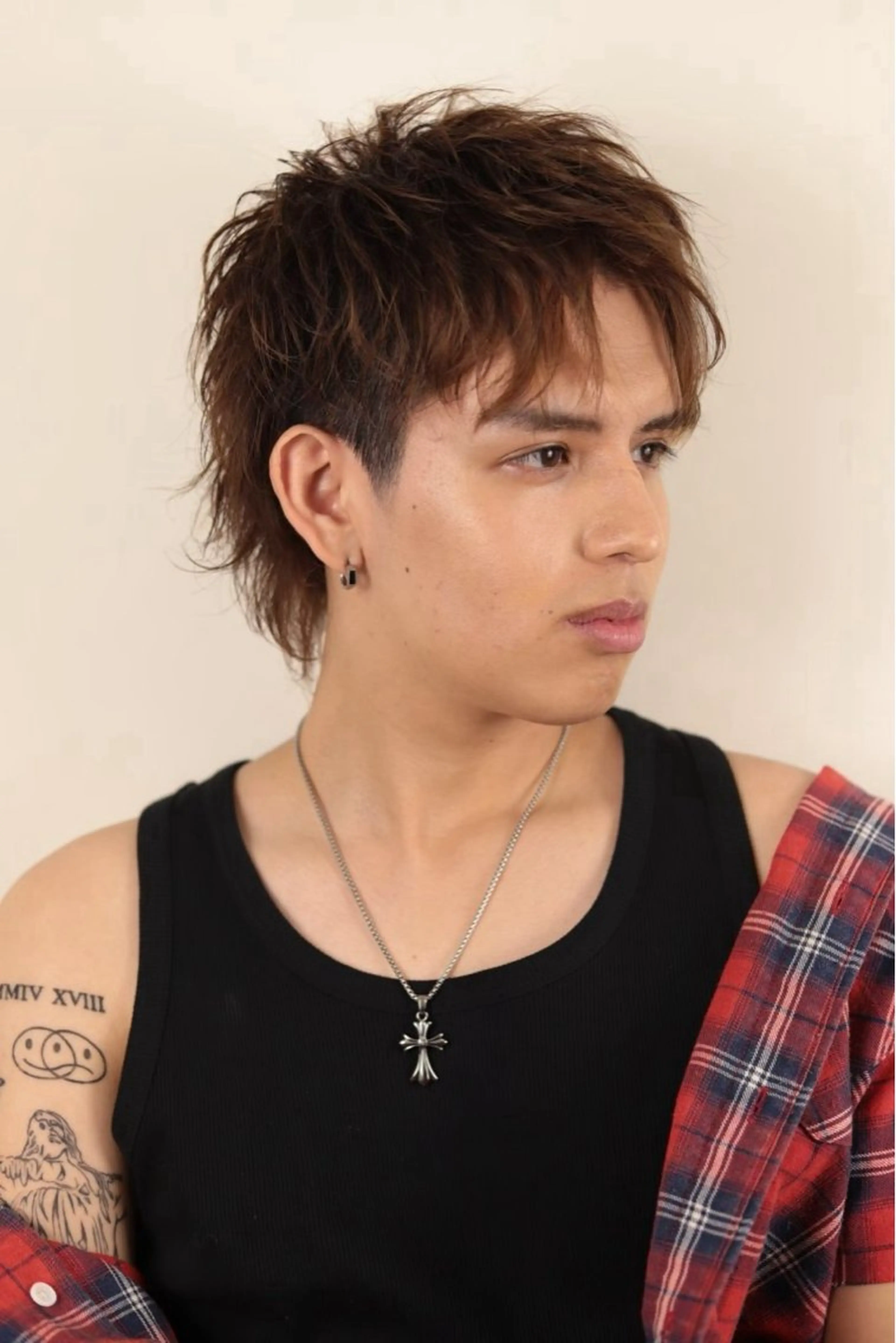 メンズ 🔷メンズフェザー スタイル🔹竹内凌のヘアスタイル