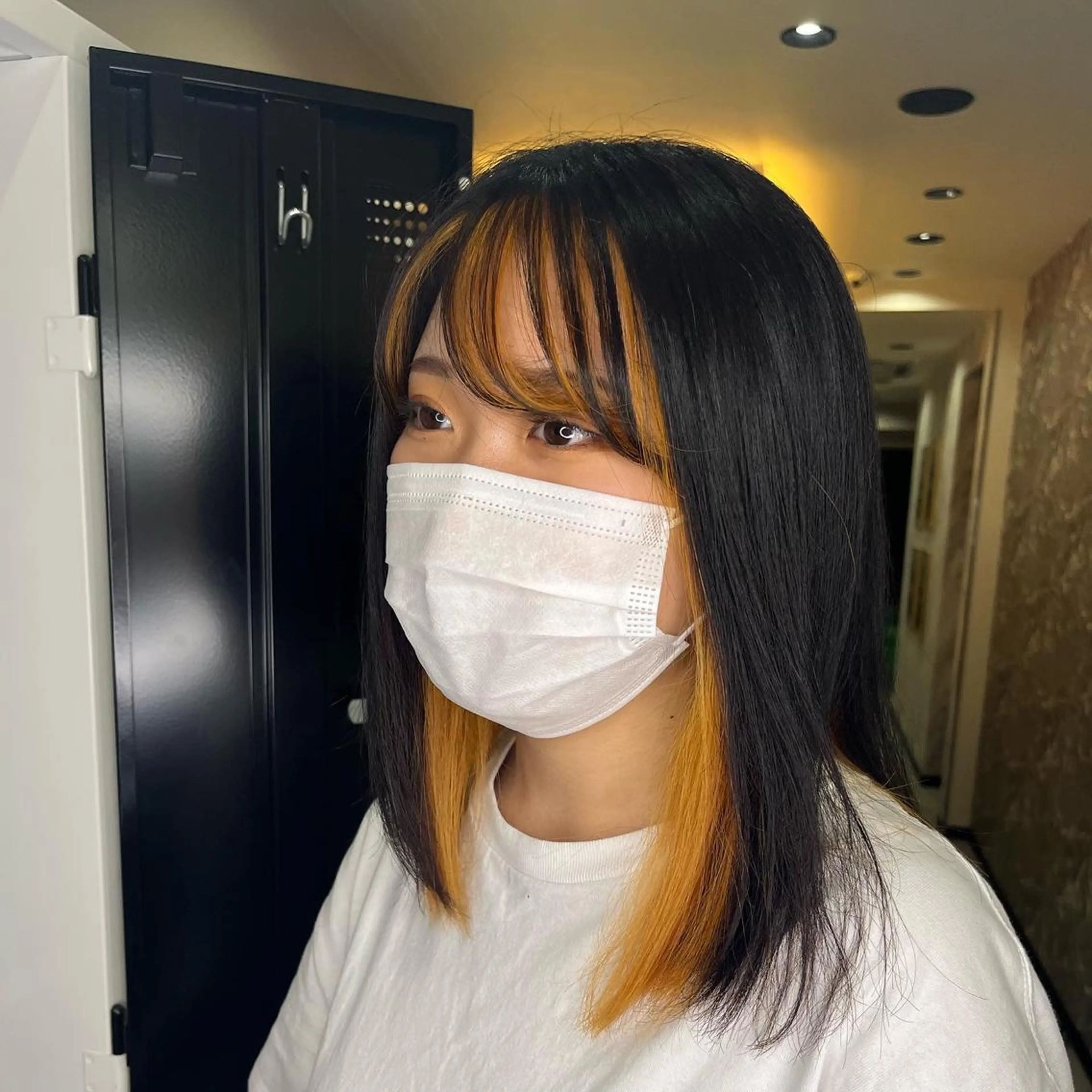 ミディアム 🌈カラー特化 ハイトーンけいと🌈のヘアスタイル