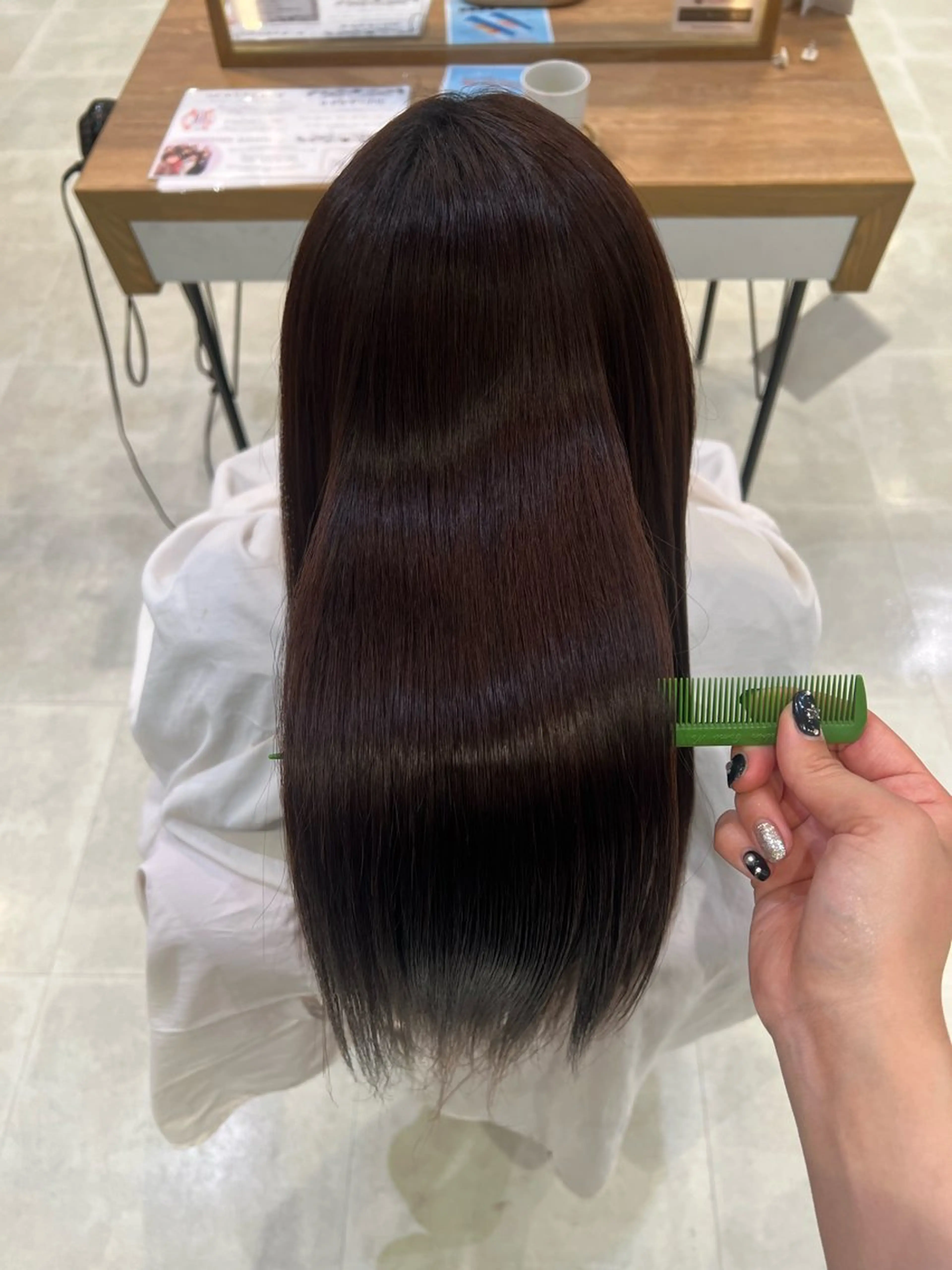 ロング カット 縮毛矯正 ボブ／ストレート🎀 harukaのヘアスタイル