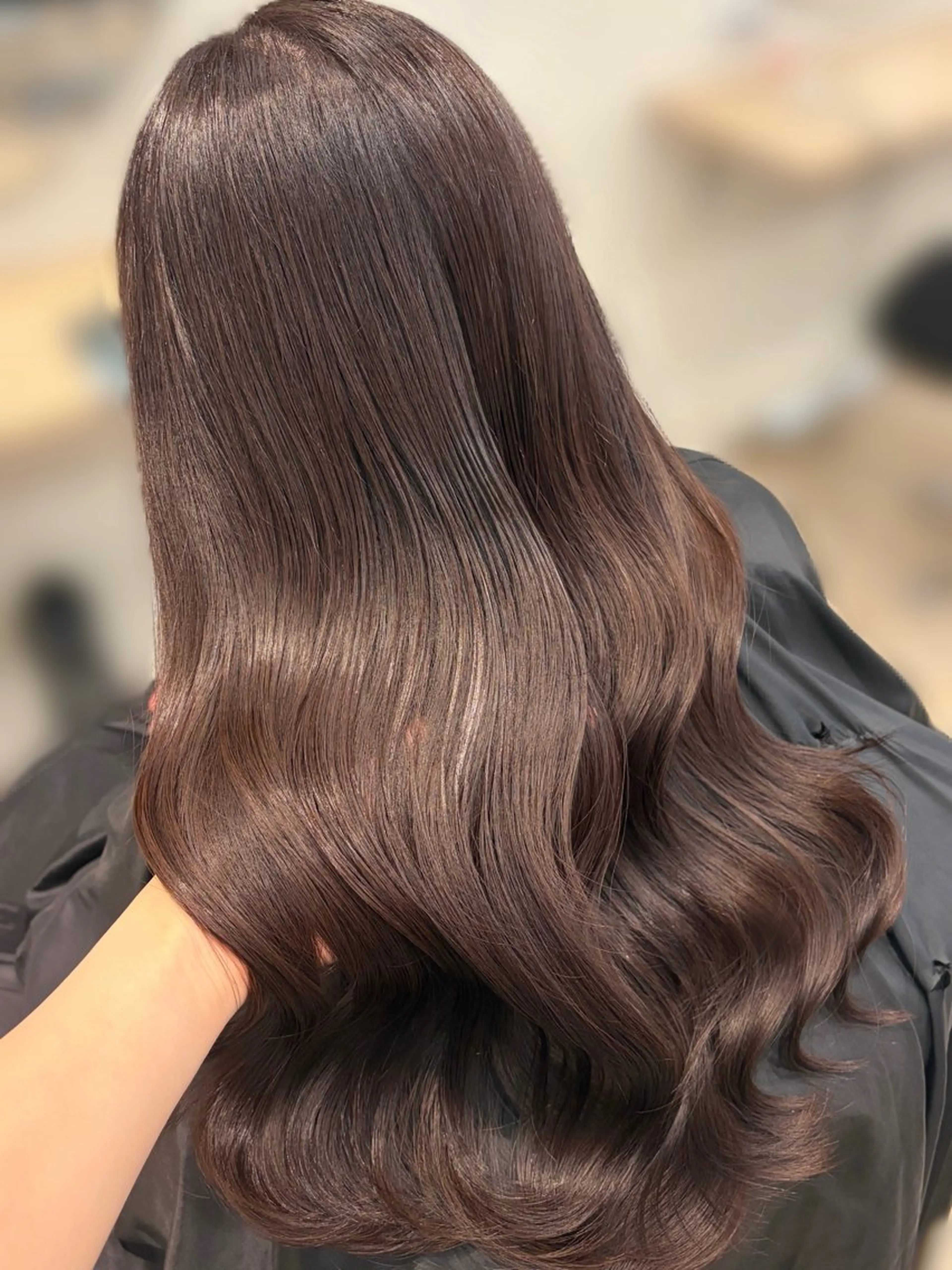 ロング カラー ケアカラー 髪質改善 トリートメント カット ヘアカラー トリートメント CHAINON×FeM#所属・名駅/sHiHo/透 明感カラー✨🎀/のヘアスタイル