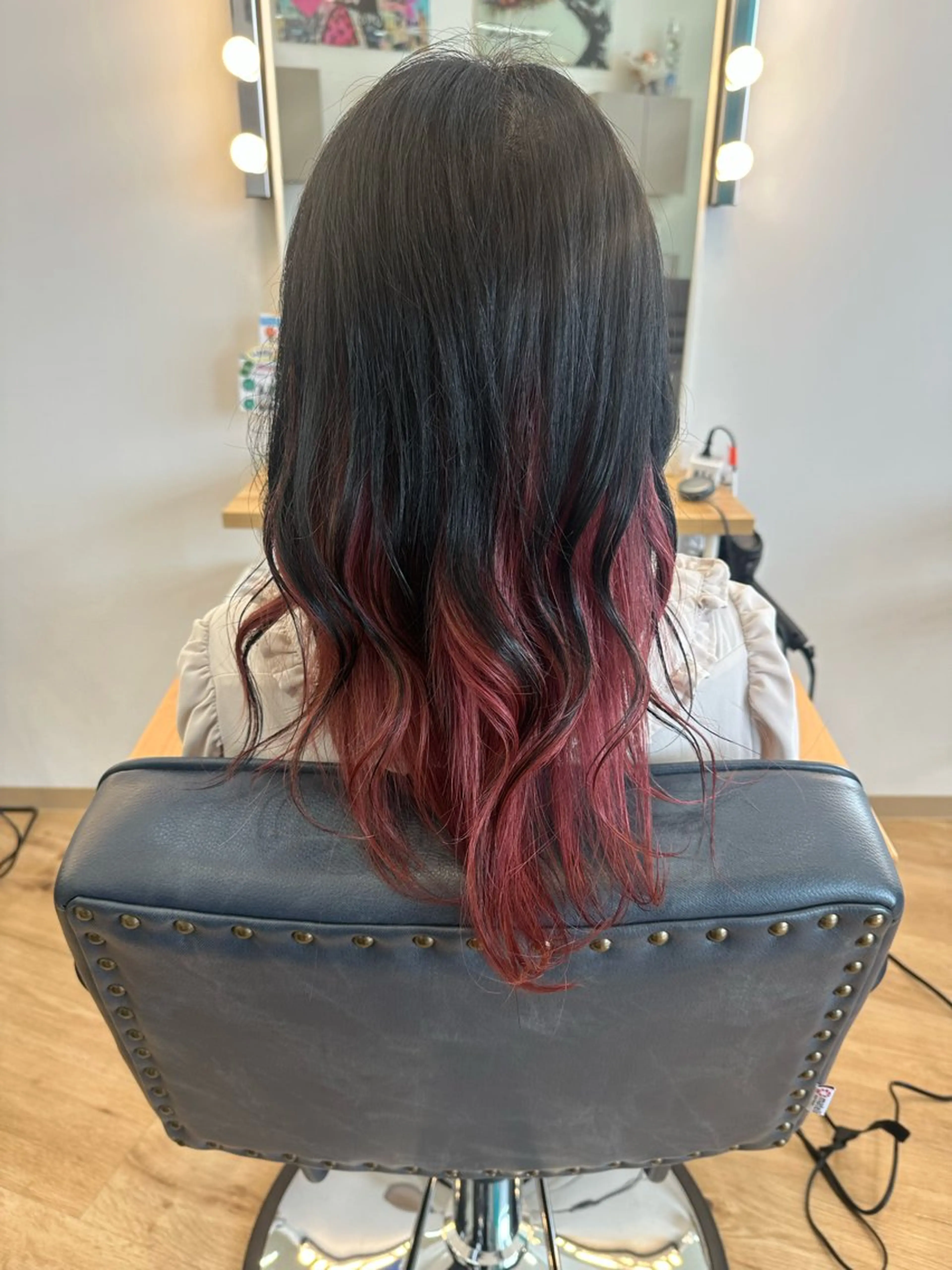 セミロング カット ヘアカラー Azule なつめのヘアスタイル