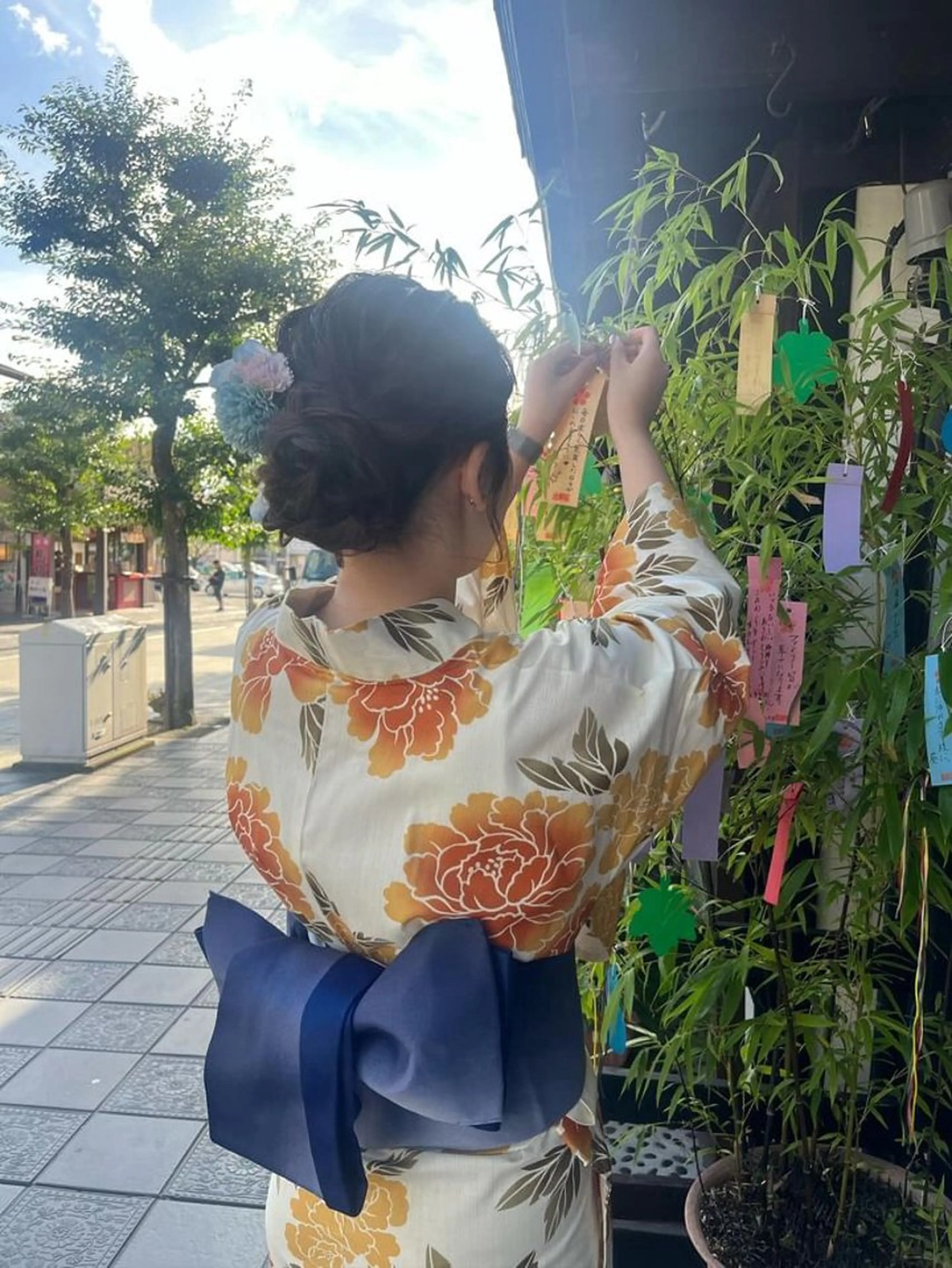 《🎆現役bridalヘアメイクさんがする浴衣着付けのみ🎆》花火大会・デート・ライブ・イベント等の写真