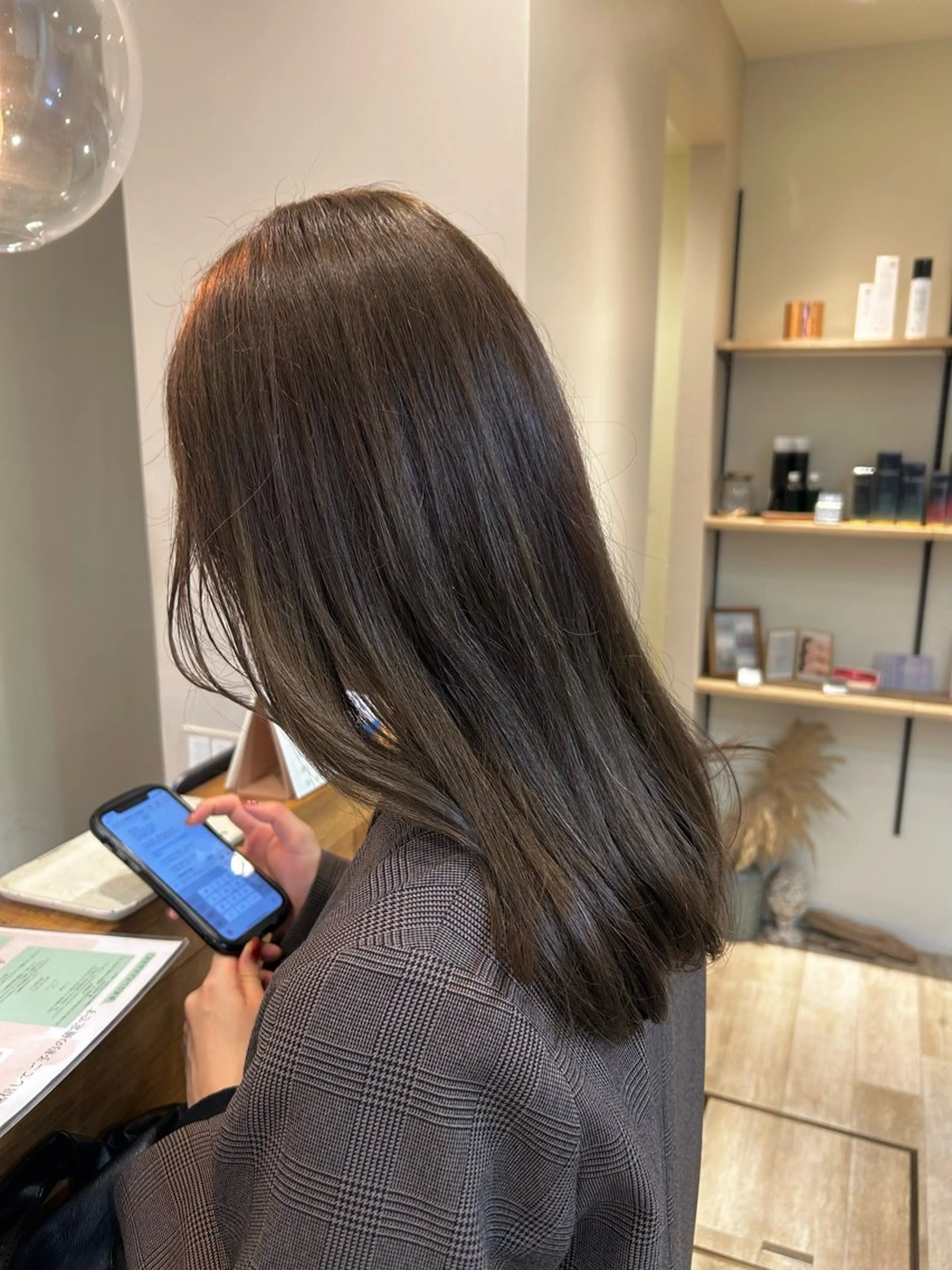 セミロング ヘアカラー トリートメント ♥yelm ユウナ♥のヘアスタイル