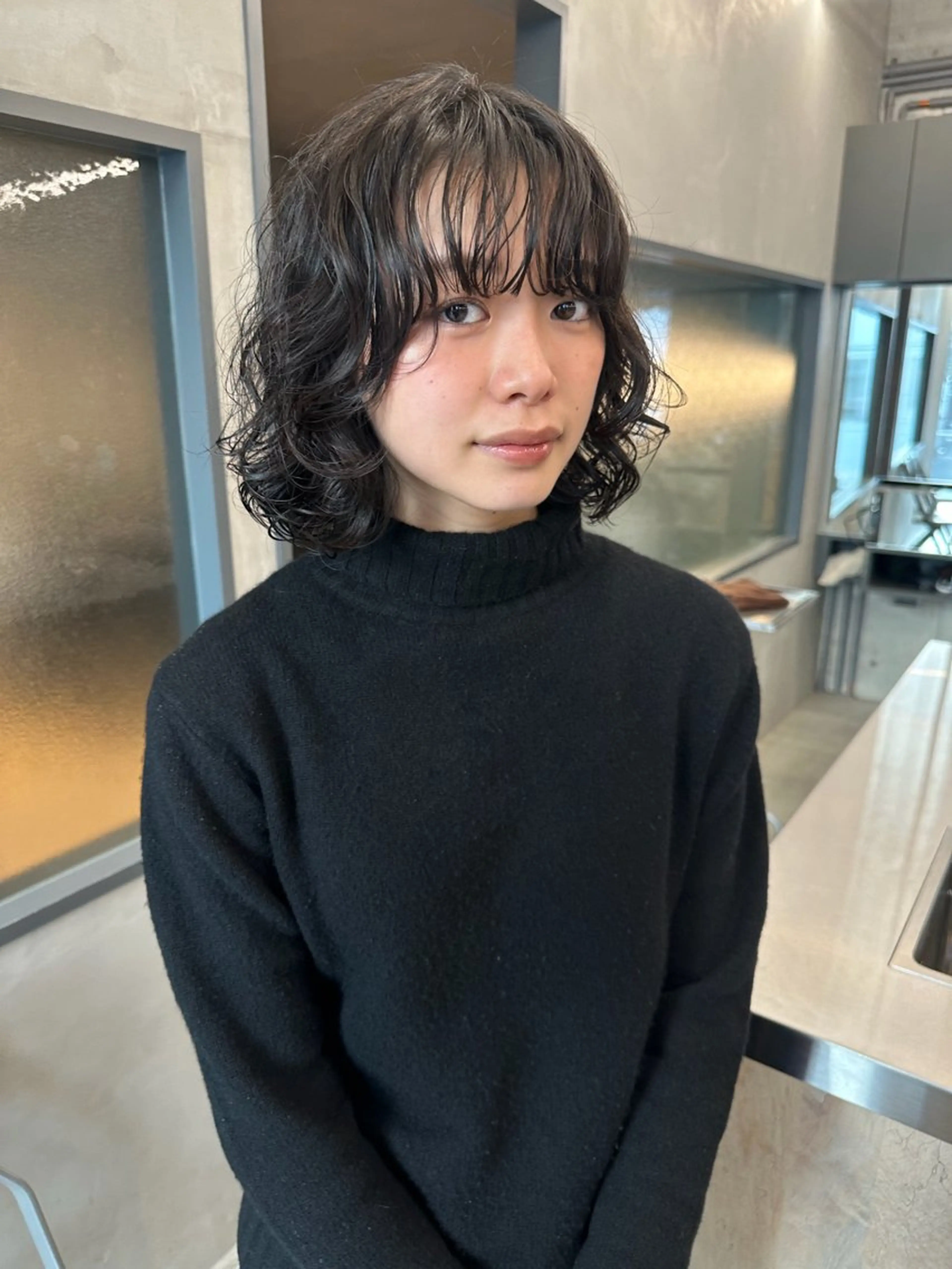 ミディアム パーマ お悩み解決パーマ hana🩰のヘアスタイル