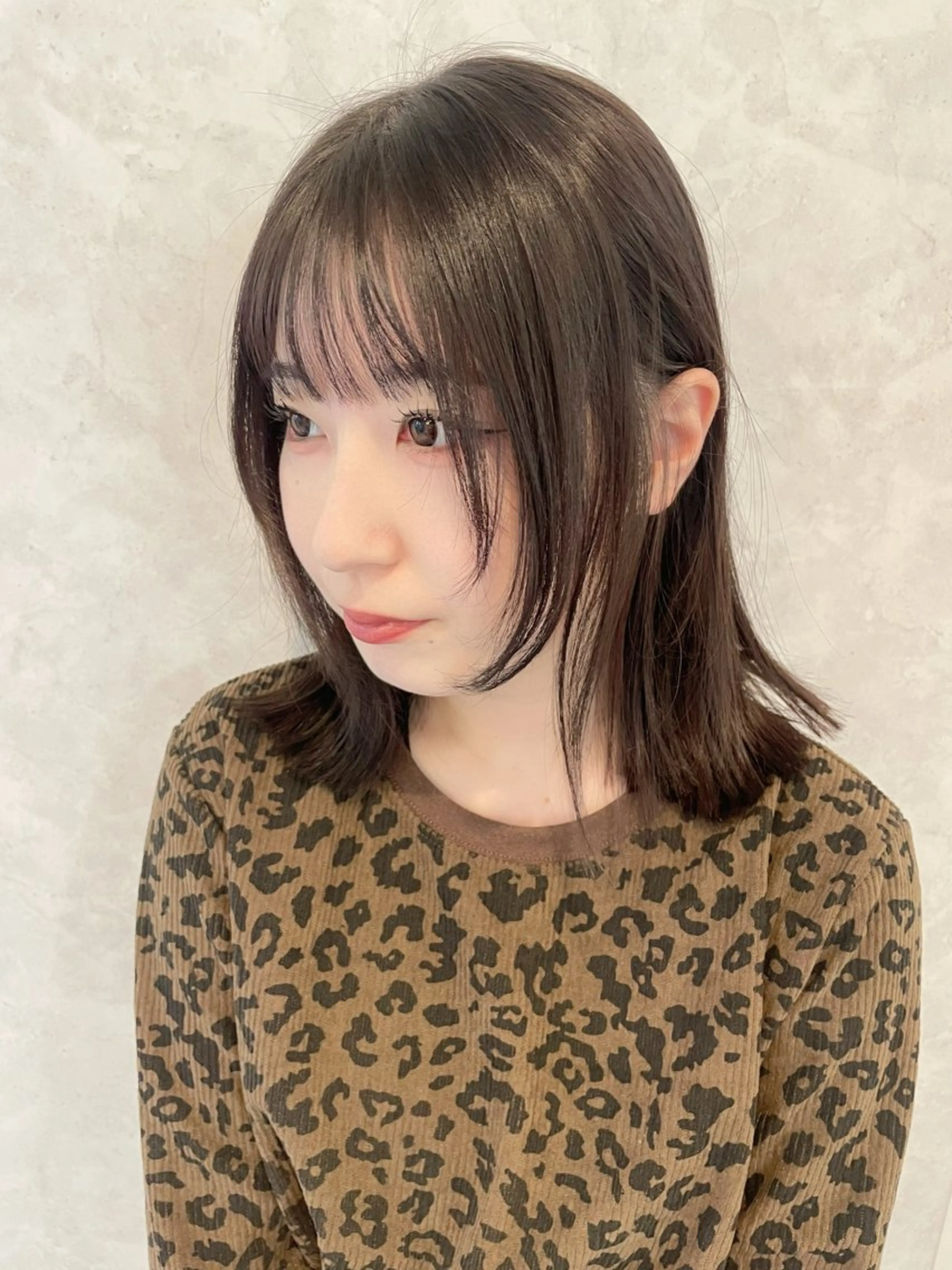 ミディアム ミディアムレイヤー 顔まわりレイヤー 髪質改善 韓国風ヘア レイヤーカット Yusei/似合わせ /韓国風レイヤーのヘアスタイル