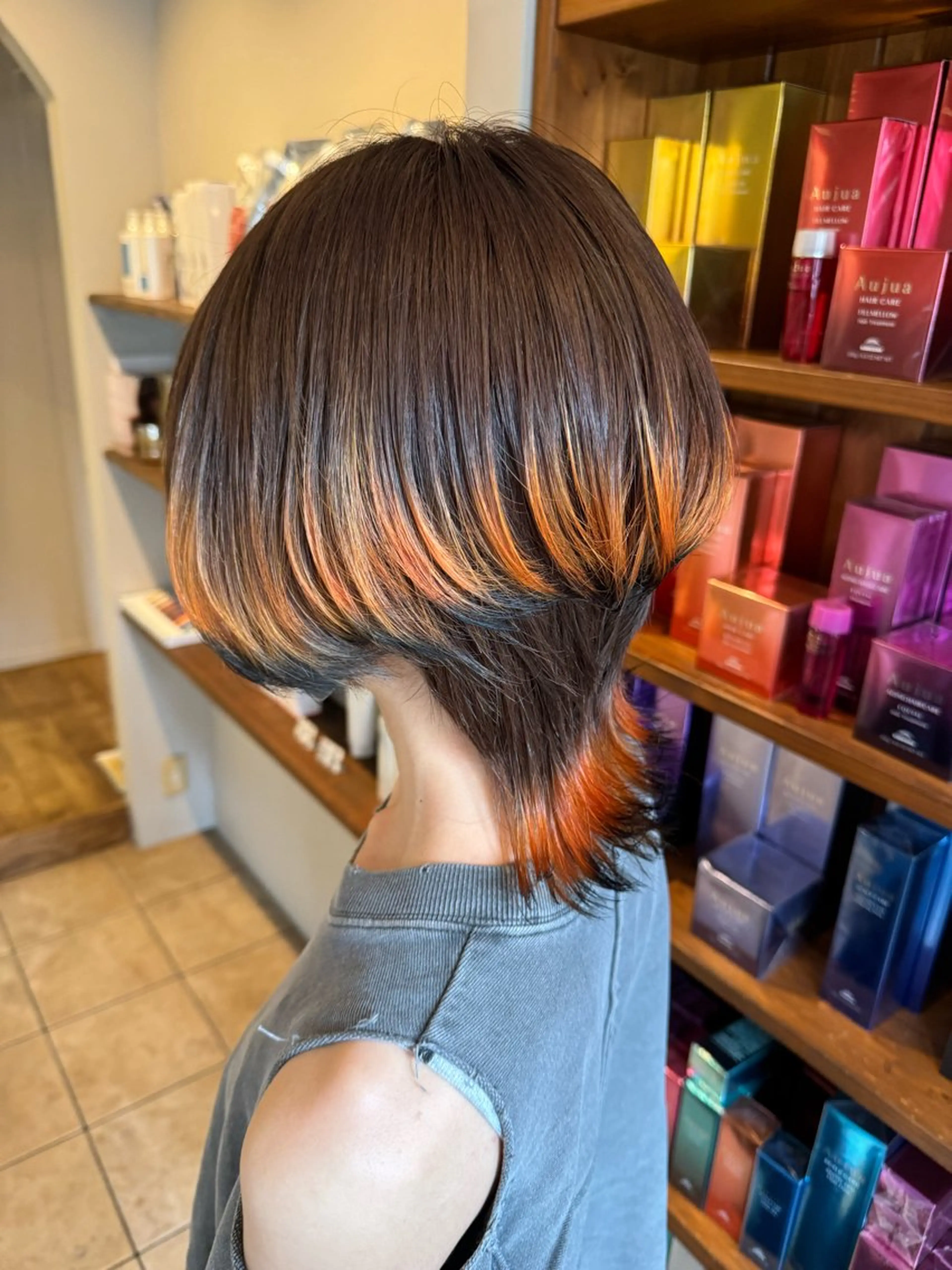 カラー 狐カラー  ︎︎ KASUMIのヘアスタイル