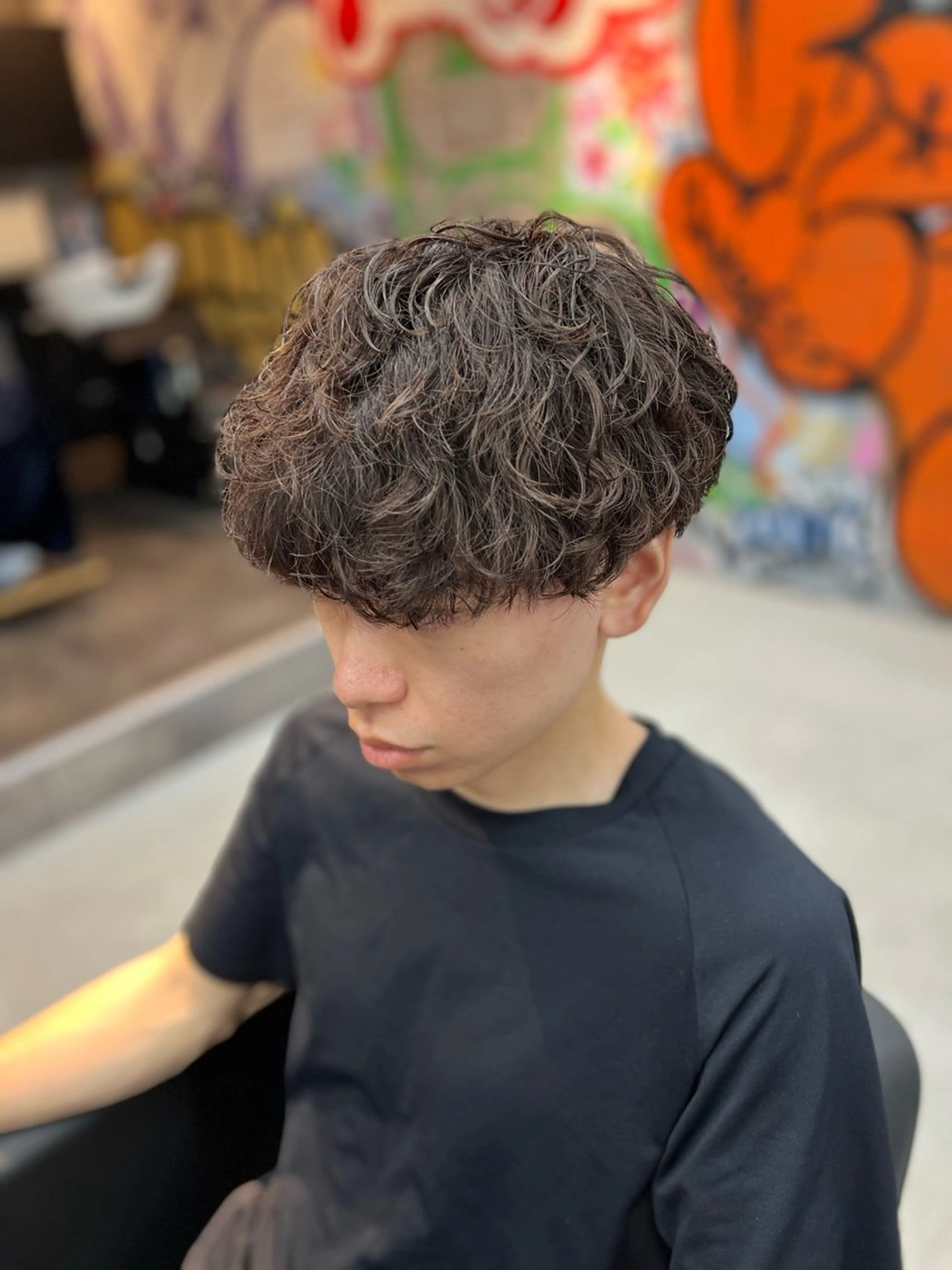 ショート パーマ メンズ 錦糸町/Men's cutパーマ石川史弥のヘアスタイル