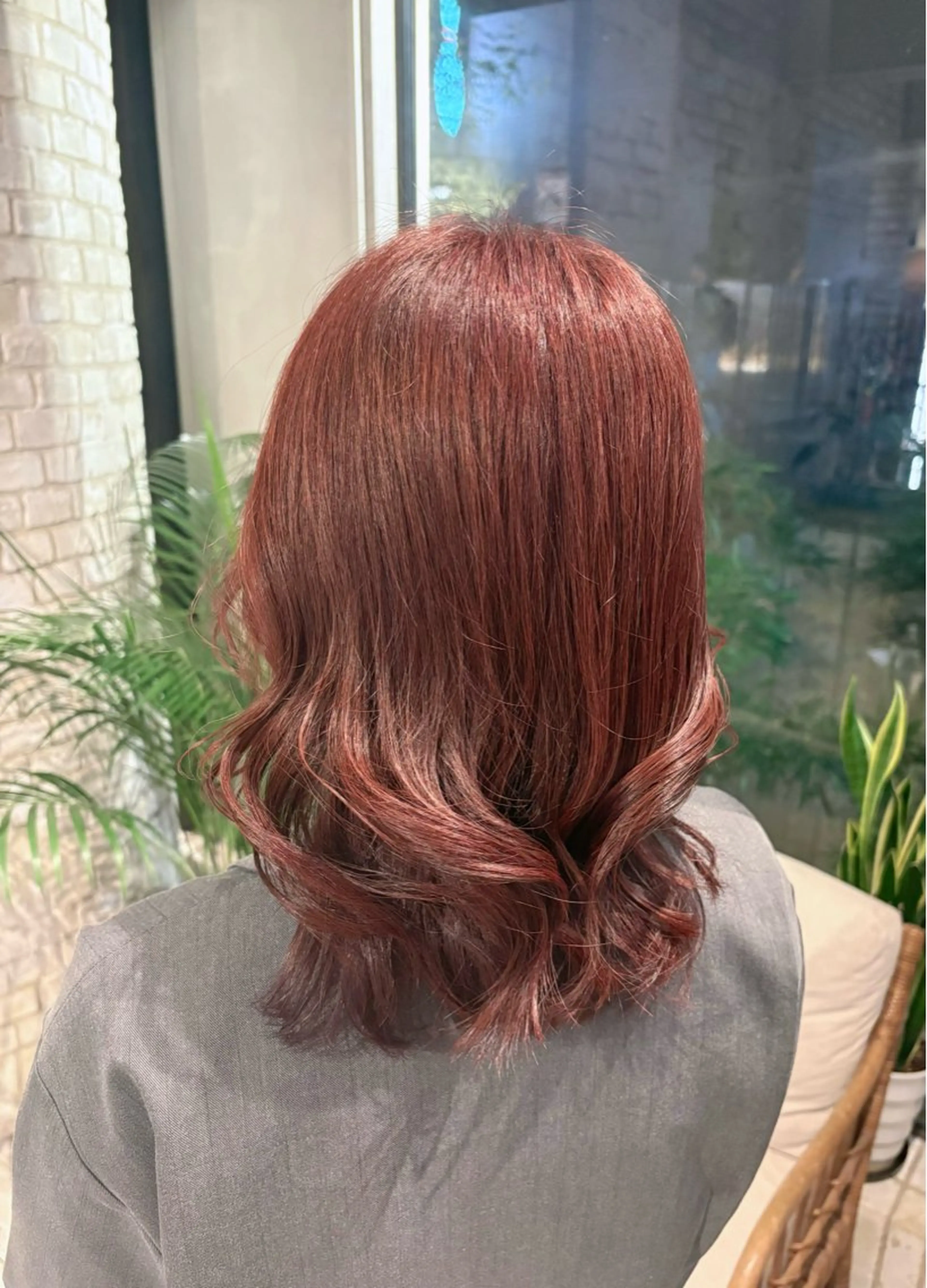 ミディアム ヘアカラー 鈴木 陽向のヘアスタイル