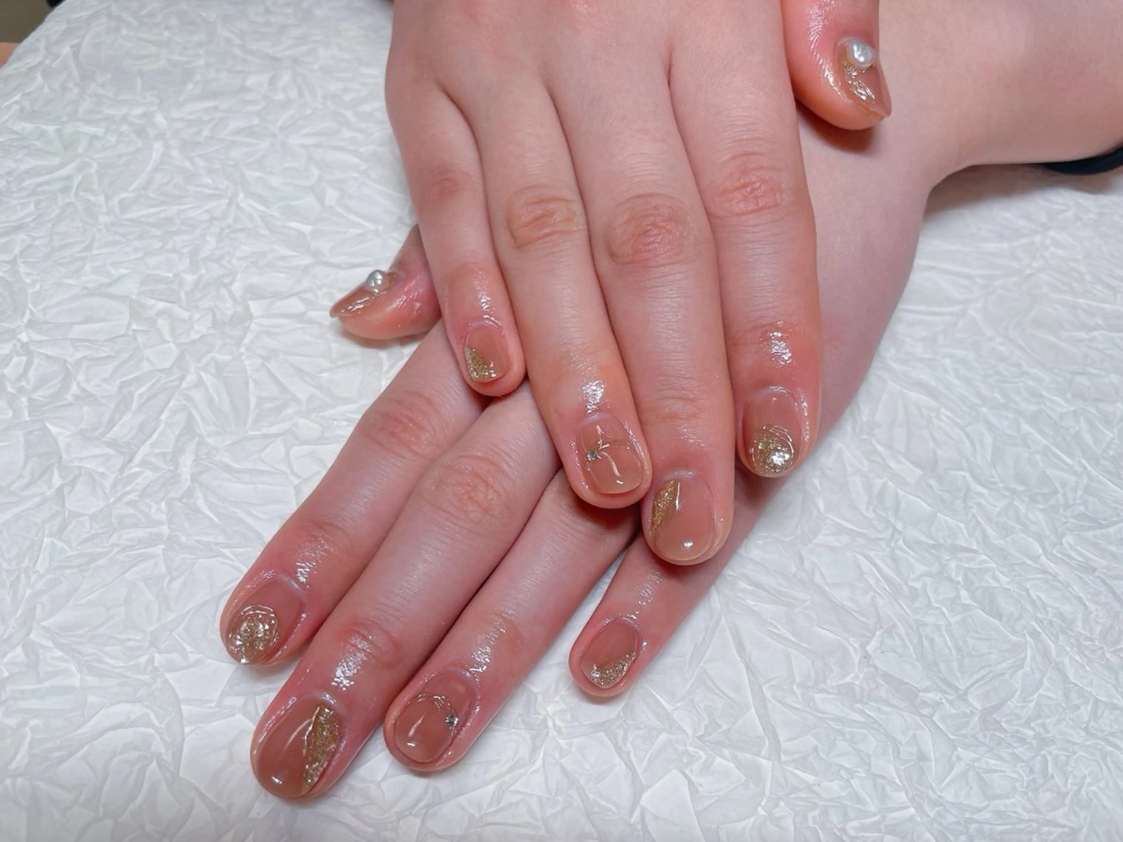 ネイル 成人式 ニュアンスネイル ゆ か_Nails💫のネイルデザイン