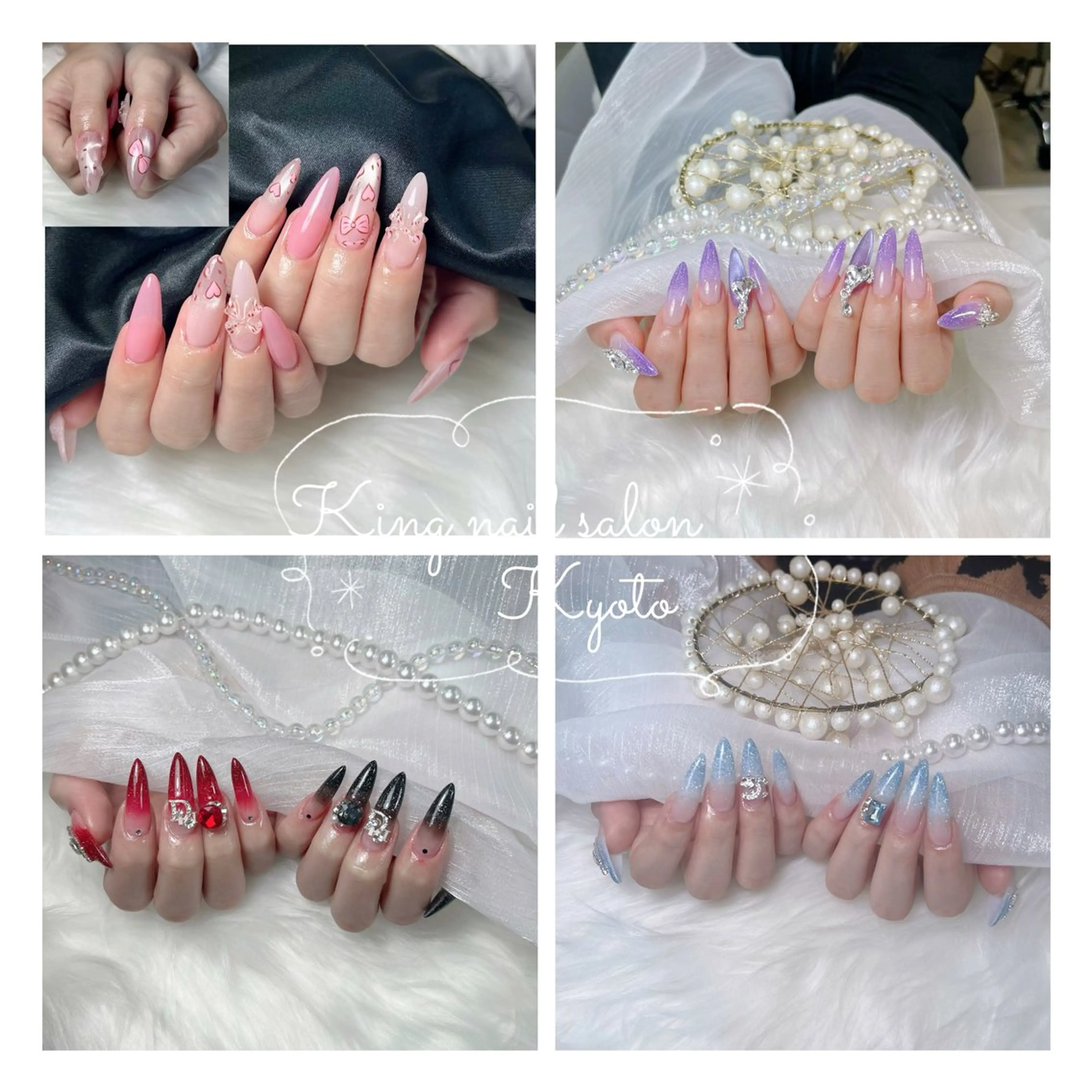 ネイル ジェルネイル ガーリー 韓国ネイル ニュアンスネイル シンプルネイル ハンドネイル King Nail_Salonのネイルデザイン