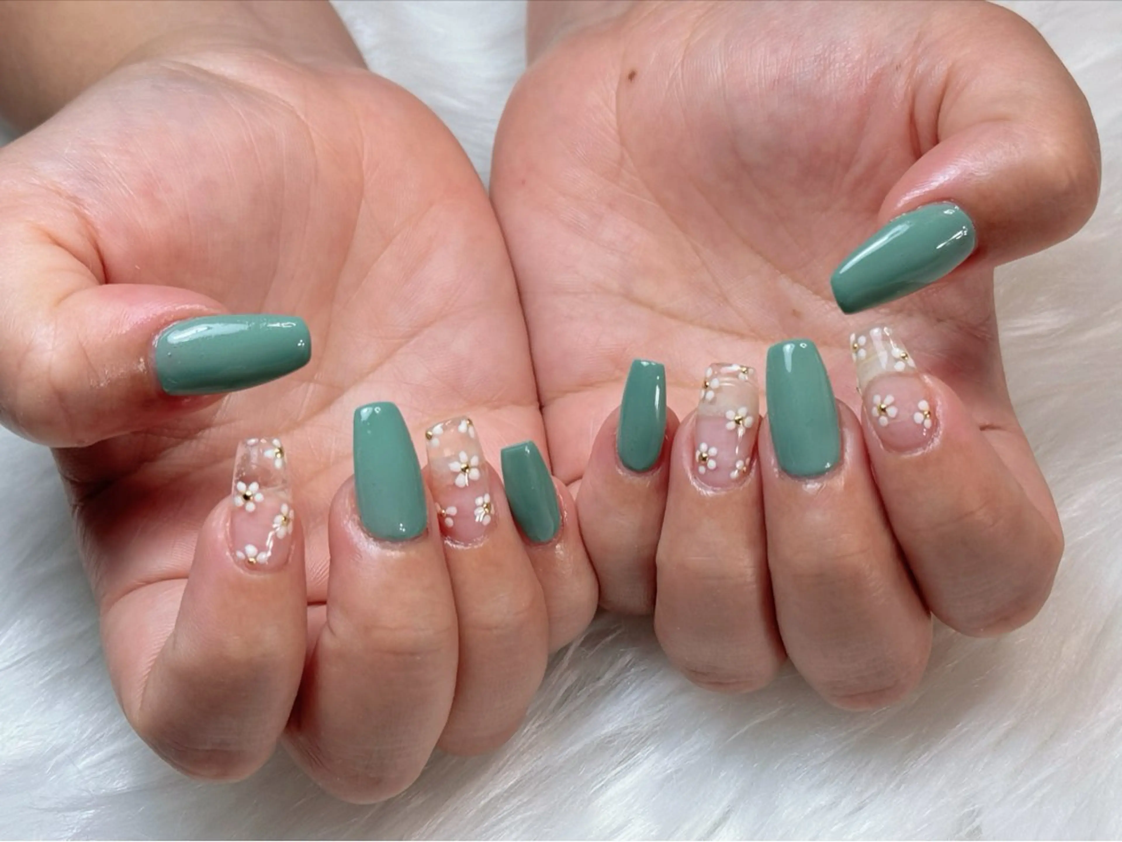 ネイル フラッシュネイル ジェルネイル ロングネイル マグネットネイル パラジェル ハンドネイル nail sideraのネイルデザイン