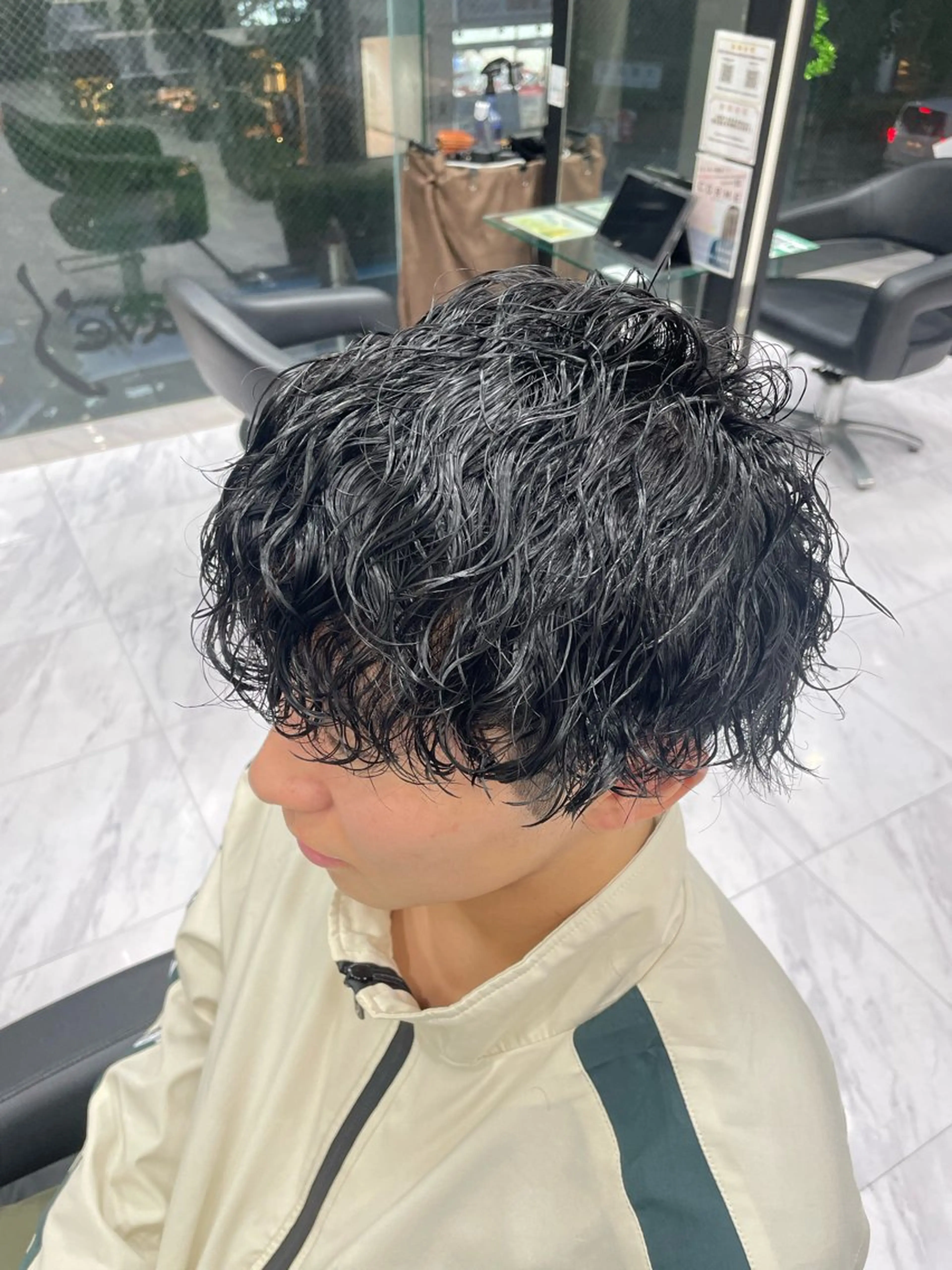 パーマ メンズ メンズパーマ 波巻きパーマ デート スパイラルパーマ 🍒KUMAGAI 🍒のヘアスタイル
