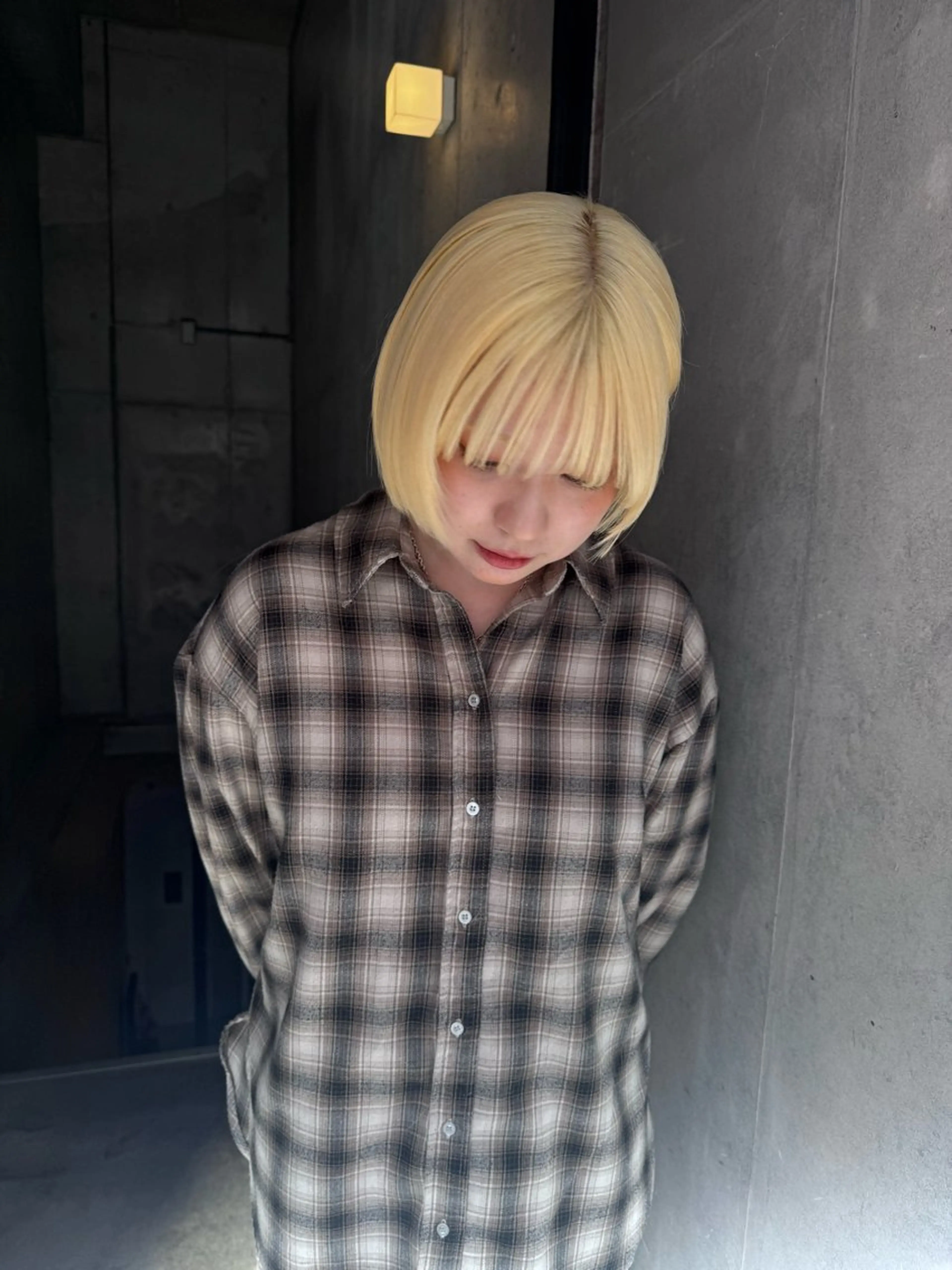 ミディアム 村田 灯のヘアスタイル