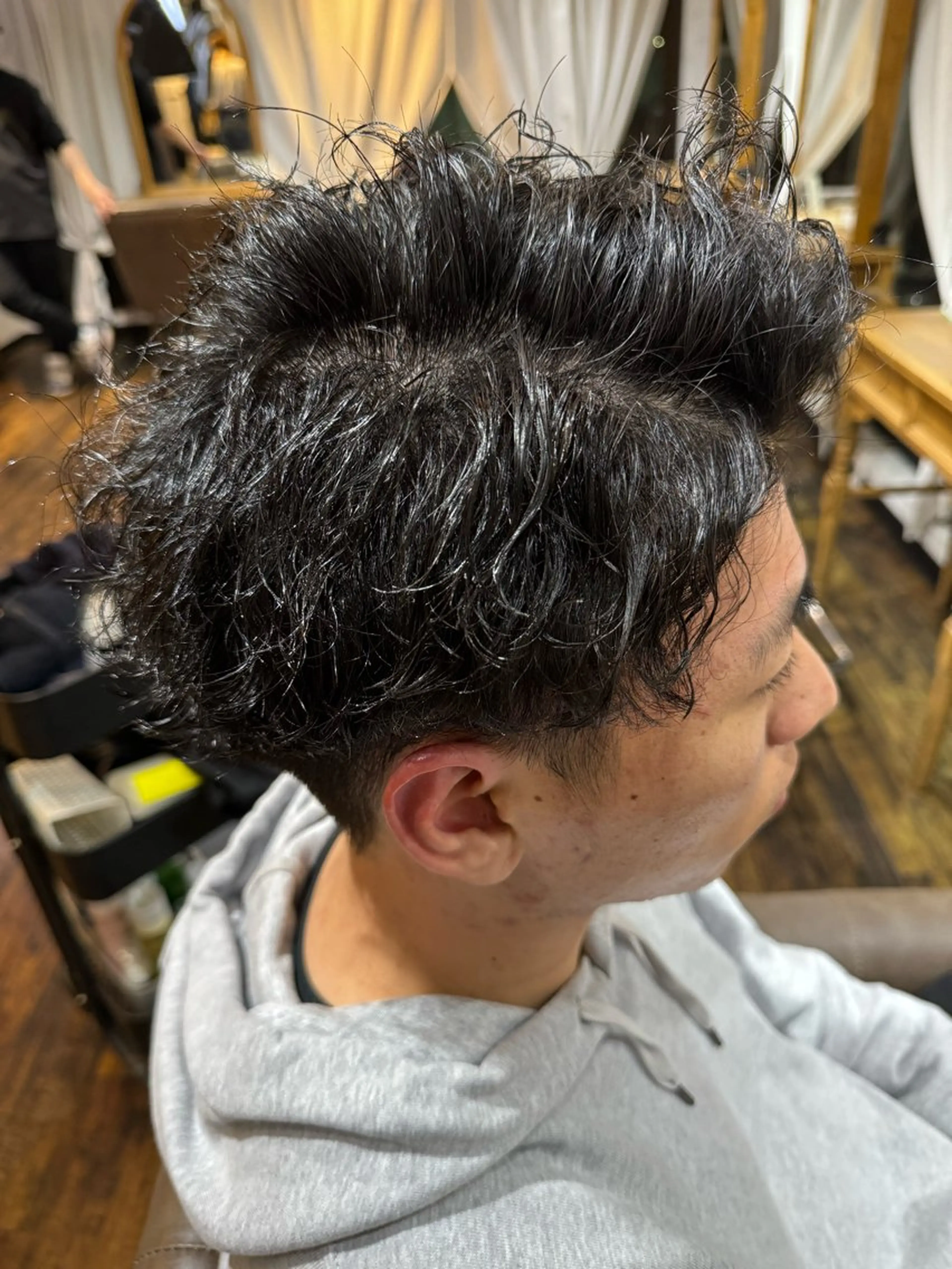 メンズ カット パーマ 松永 かずきのヘアスタイル