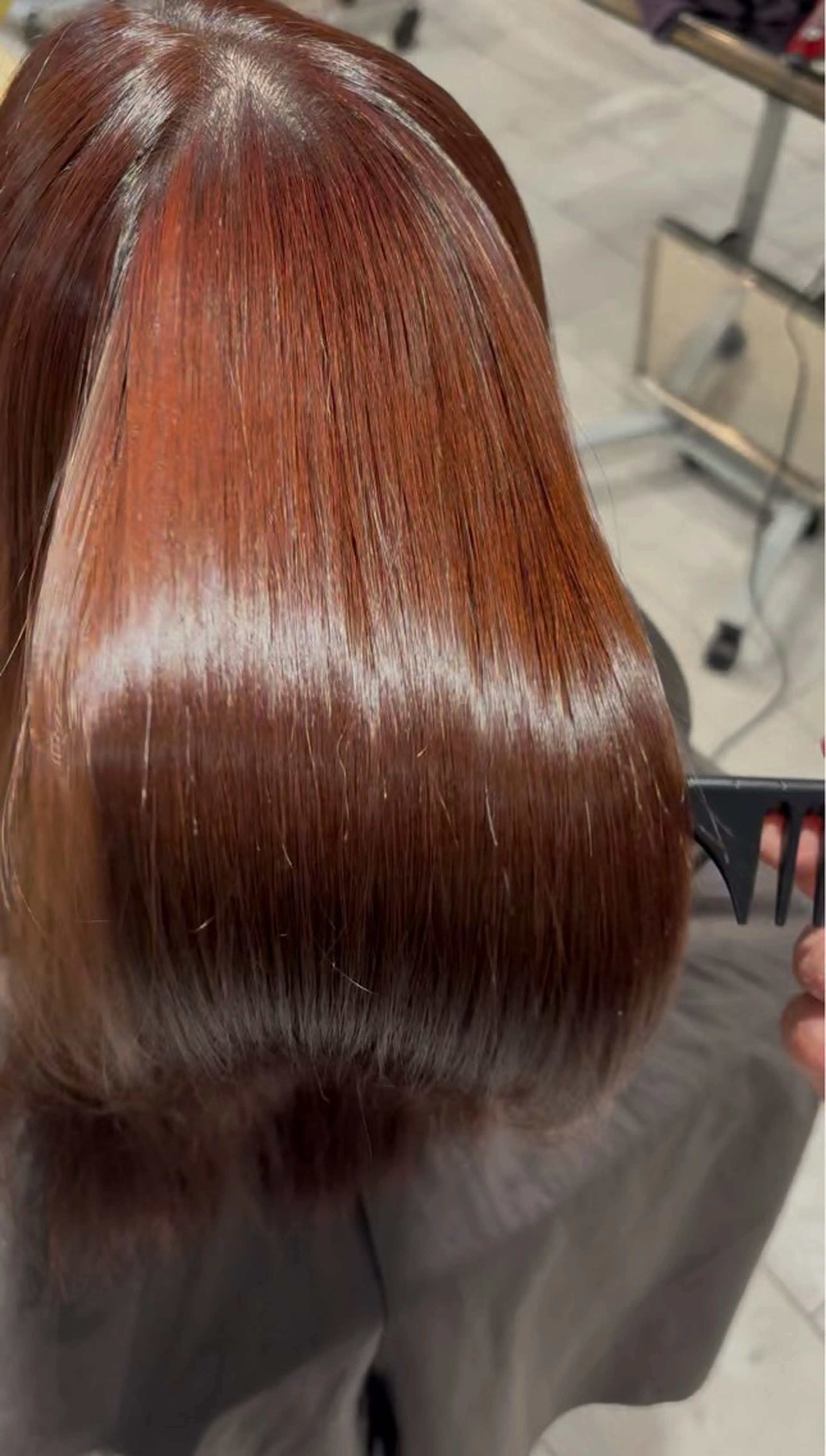 縮毛矯正＋艶カラー✨️の写真
