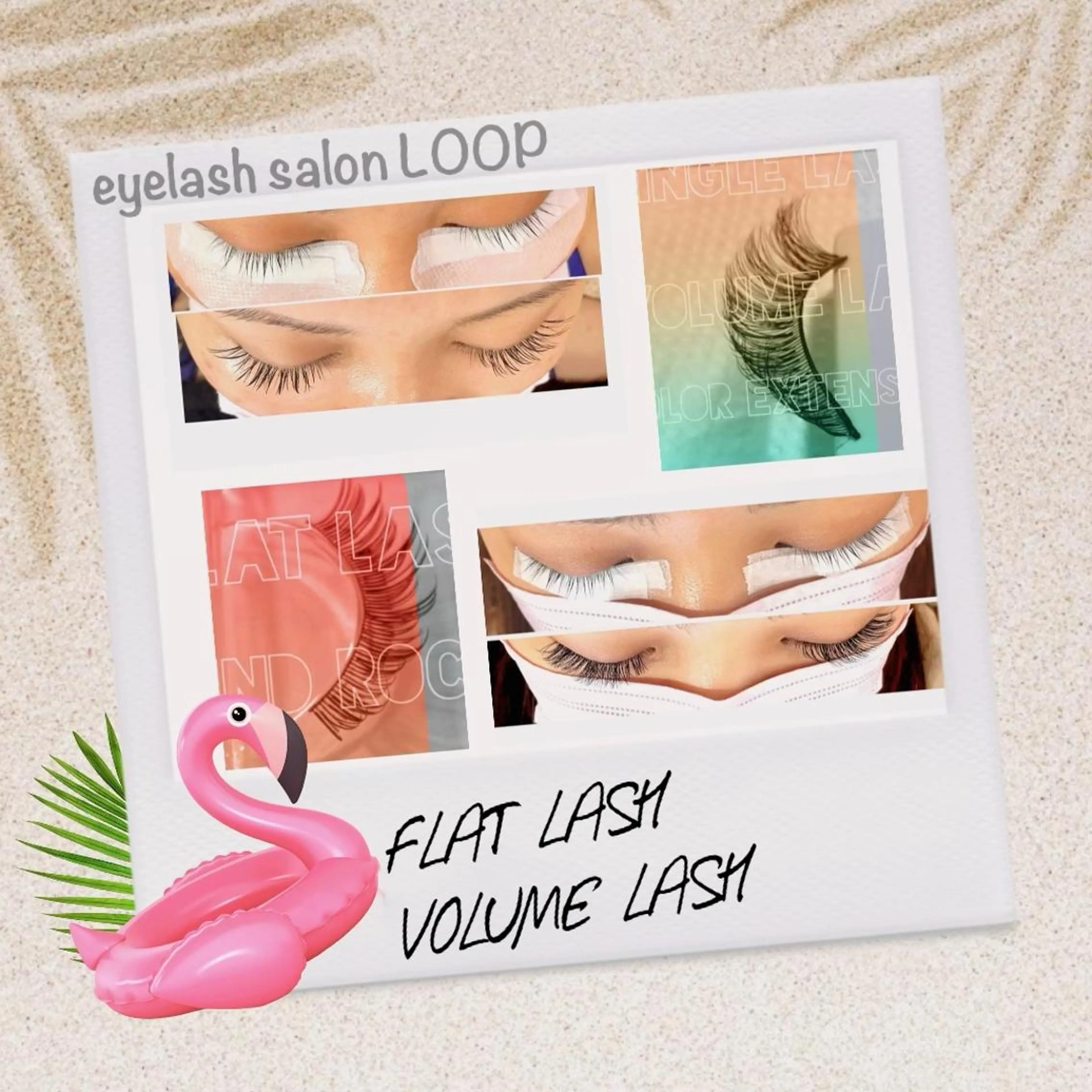 マツエク・マツパ バインドロック フラットラッシュ ボリュームラッシュ マツエク eyelash salonLoopꨄのマツエク・マツパデザイン