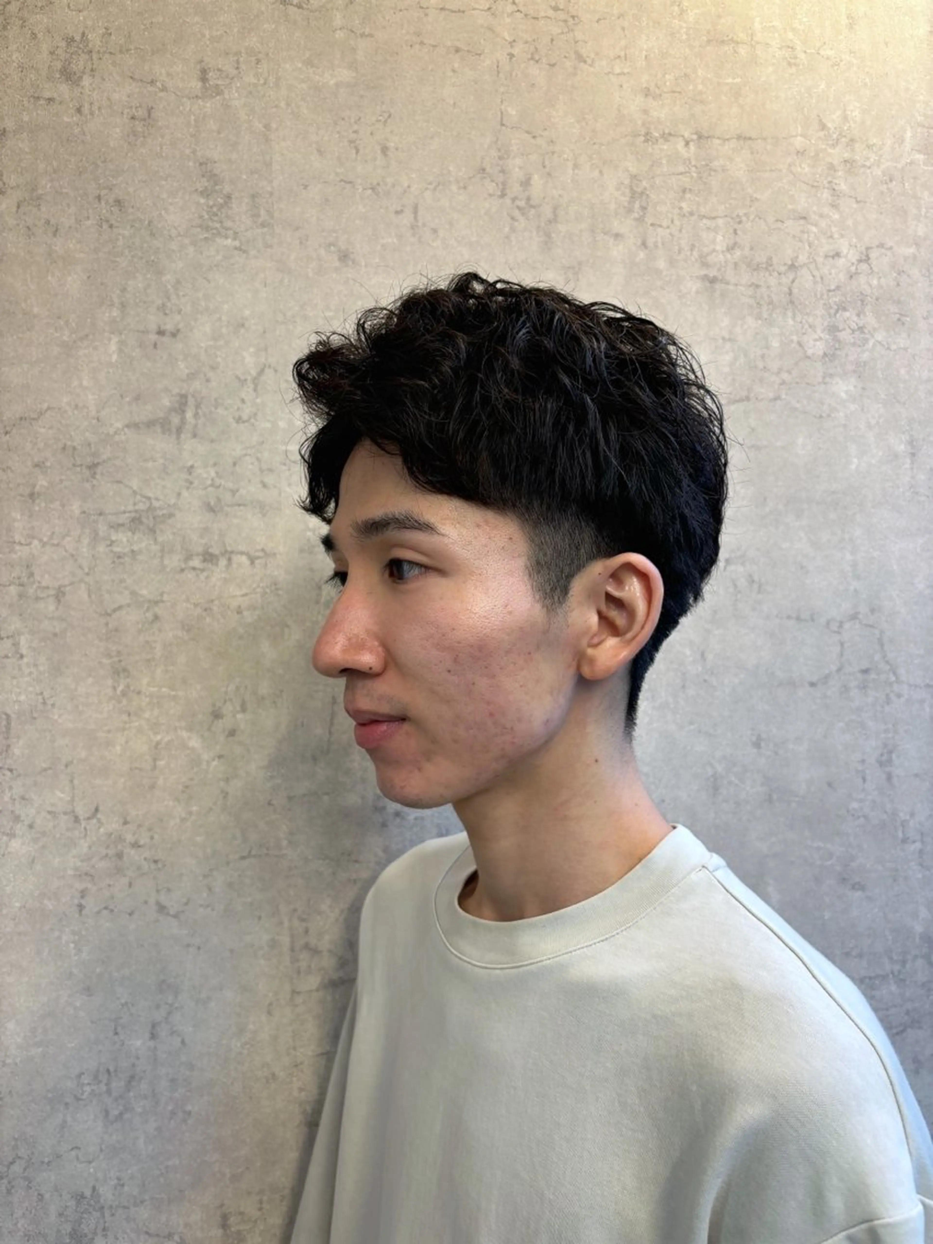 ‪🫧メンズカット+パーマ🫧￥6600の写真