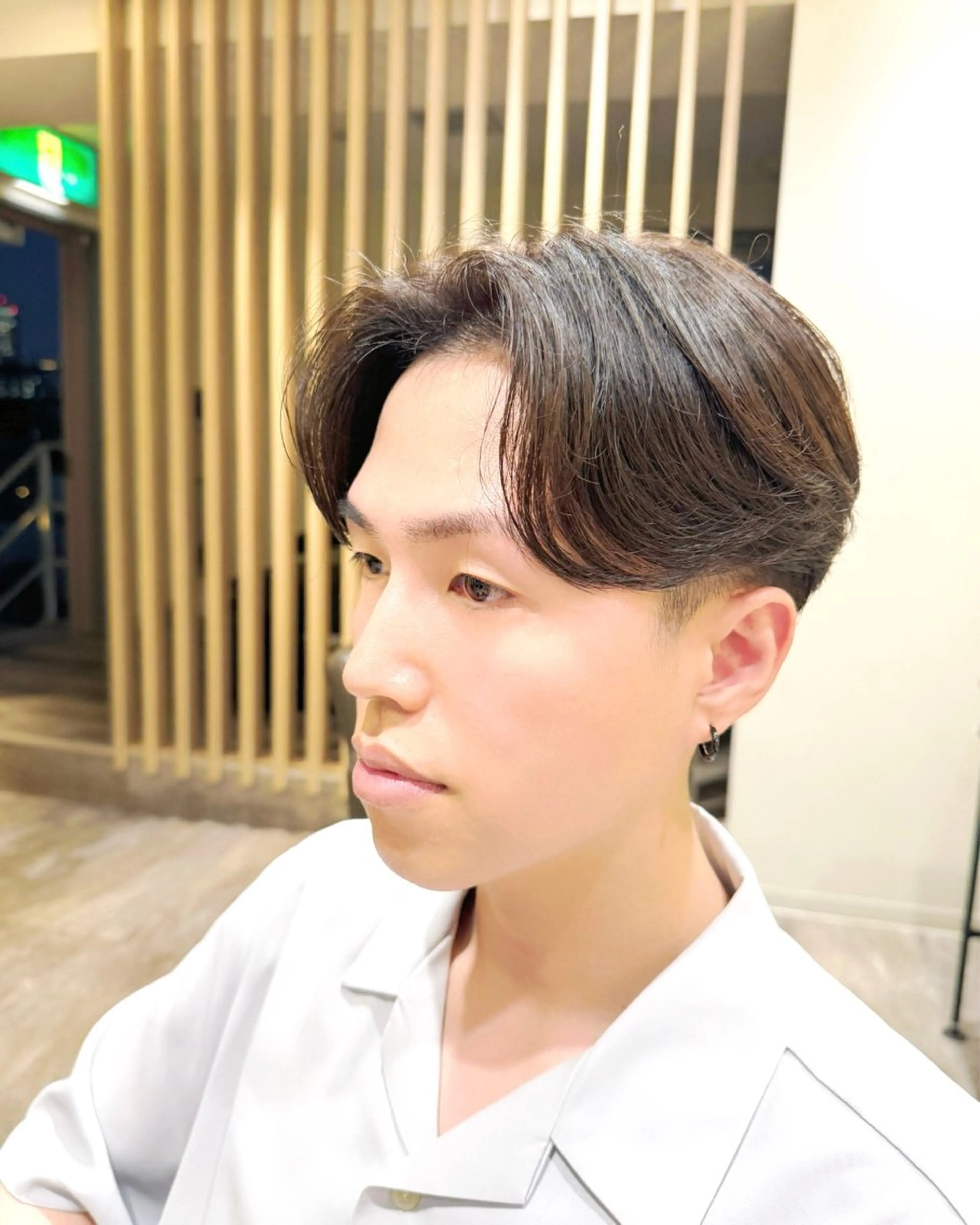 メンズ メンズパーマ カット パーマ 匠メンズショート✖️ アップバングNoroのヘアスタイル