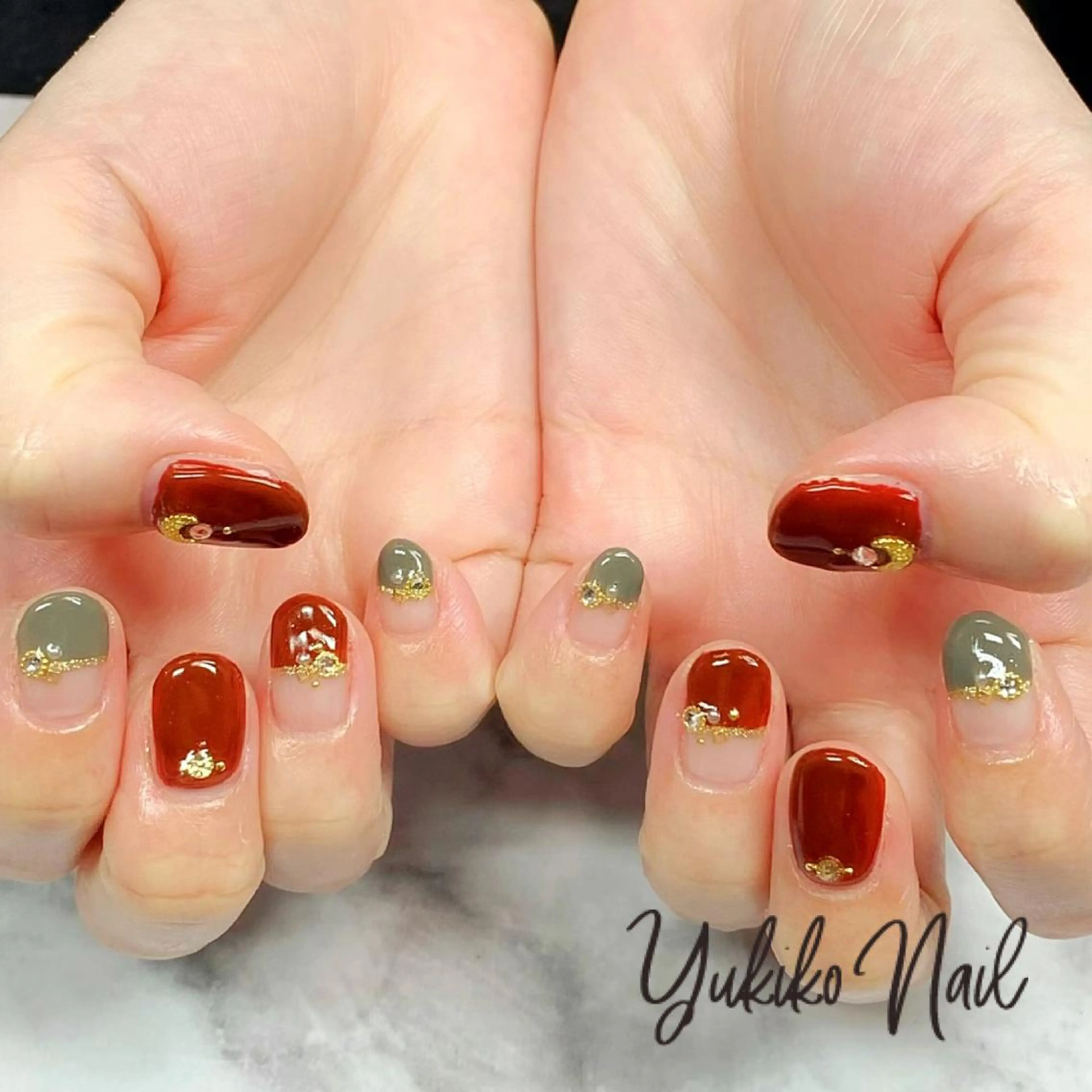 ネイル フレンチネイル ハンドネイル ユキコ ネイルのネイルデザイン