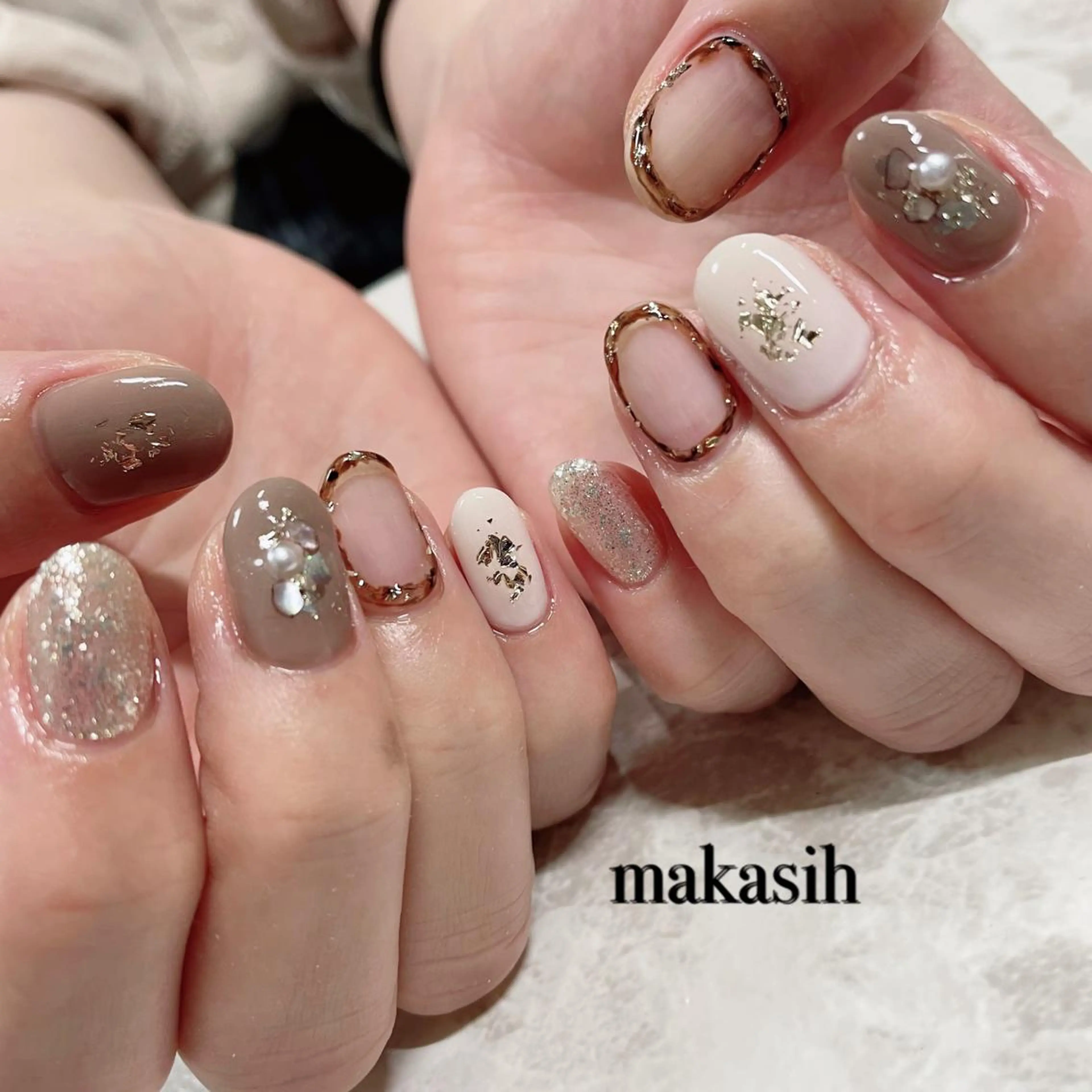 ネイル べっ甲ネイル 濱田 美菜子のエステ・リラクイメージ