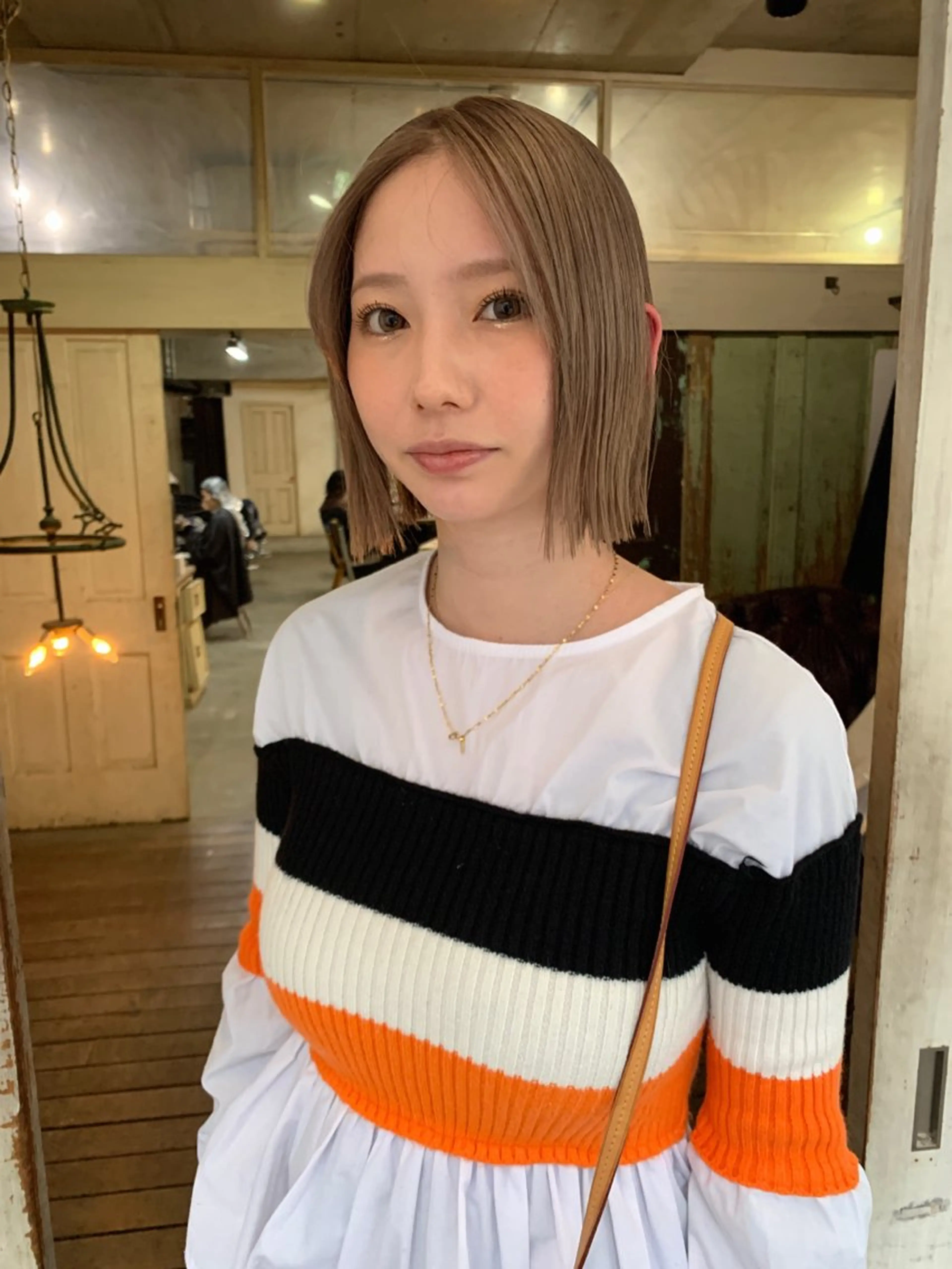 ショート カラー ヘアアレンジ ブリーチ ハイトーンカラー 韓国風ヘア ravens代表 🍀【ヒロム】🍀のヘアスタイル