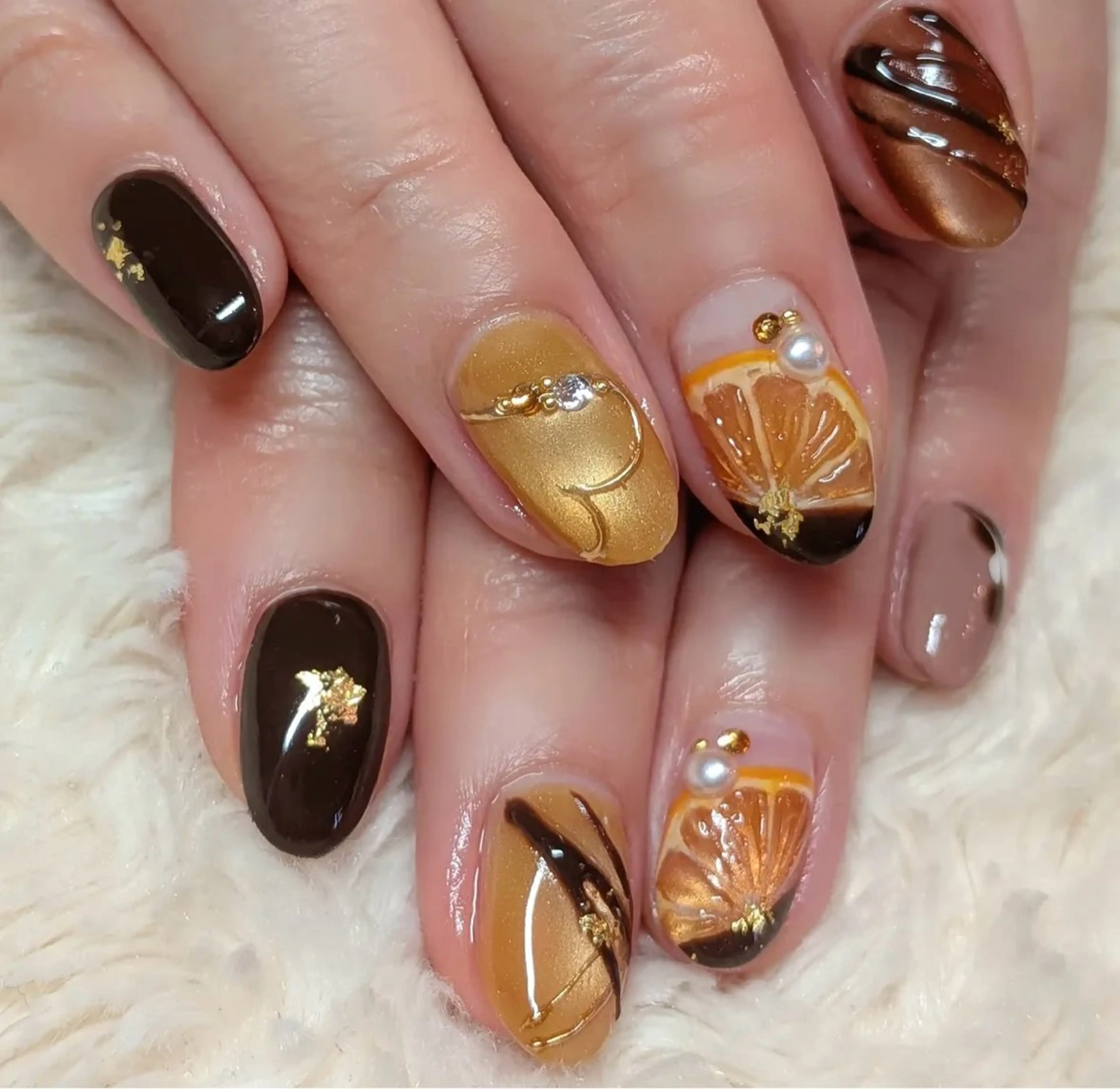 ネイル バレンタイン Shadow nailのネイルデザイン