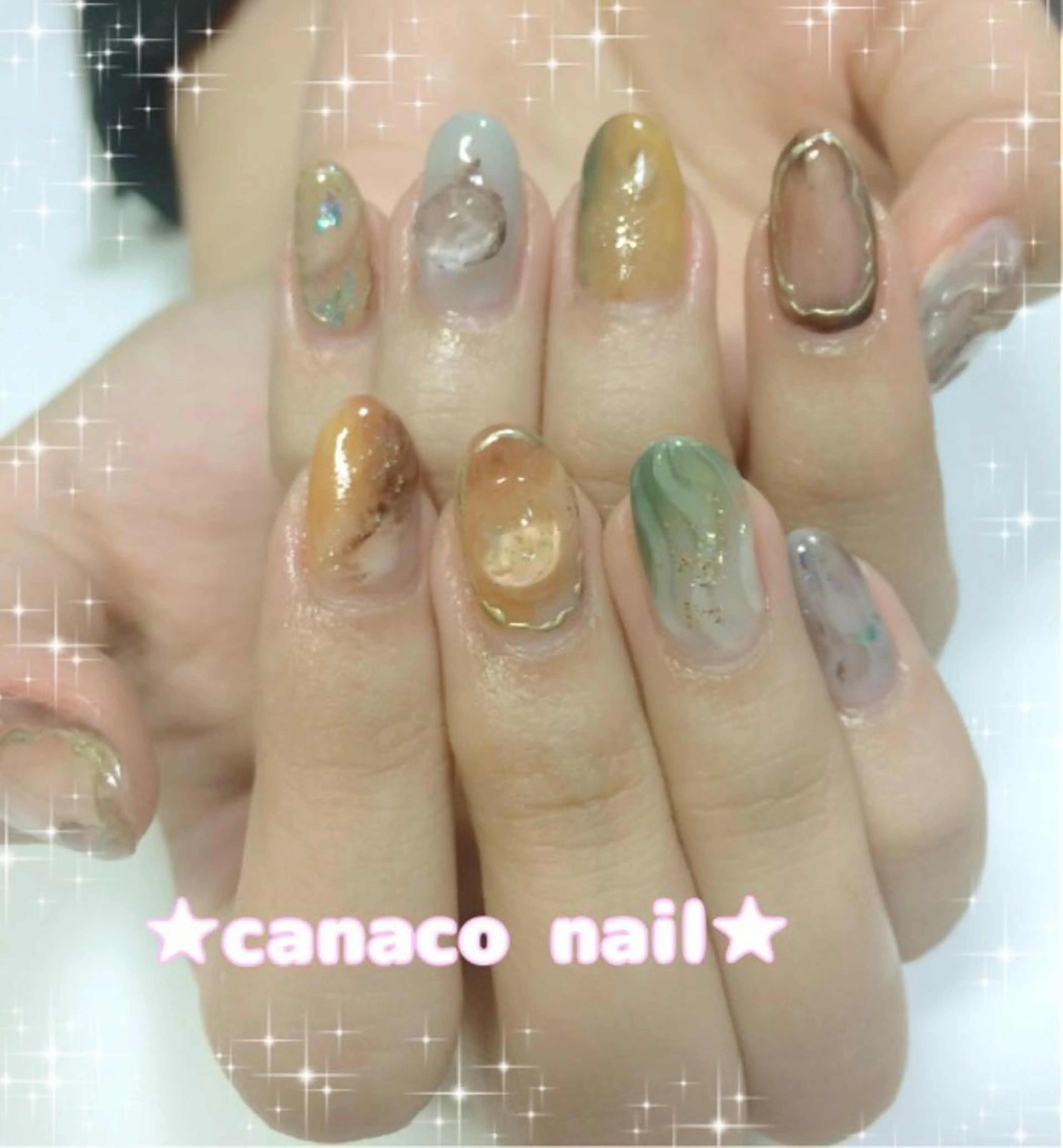 ネイル アートネイル ハンドネイル ハンドケア ベテランネイル cnc  nailのネイルデザイン