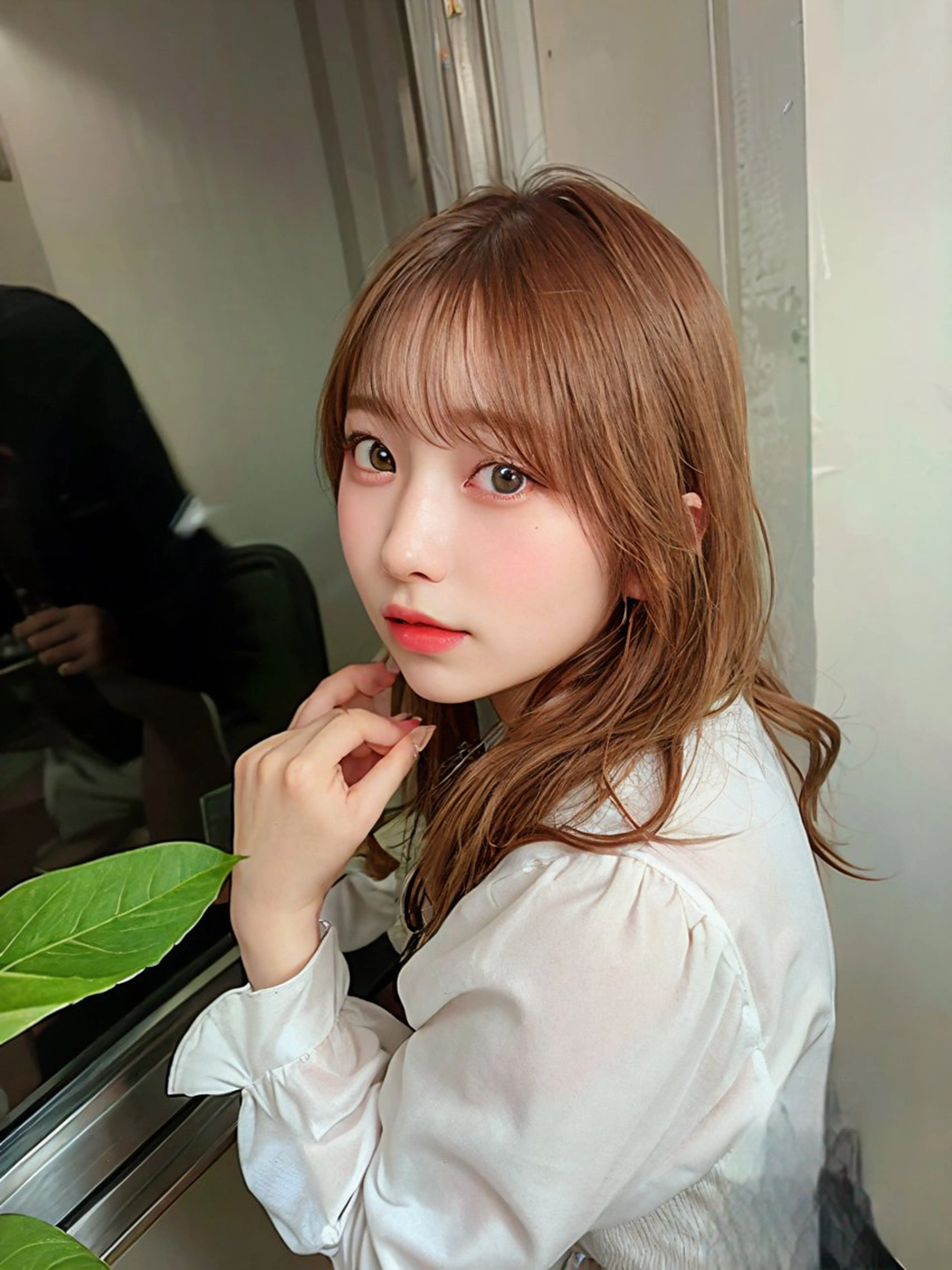 ロング カラー ダブルカラー 新宿のヘアスタイル