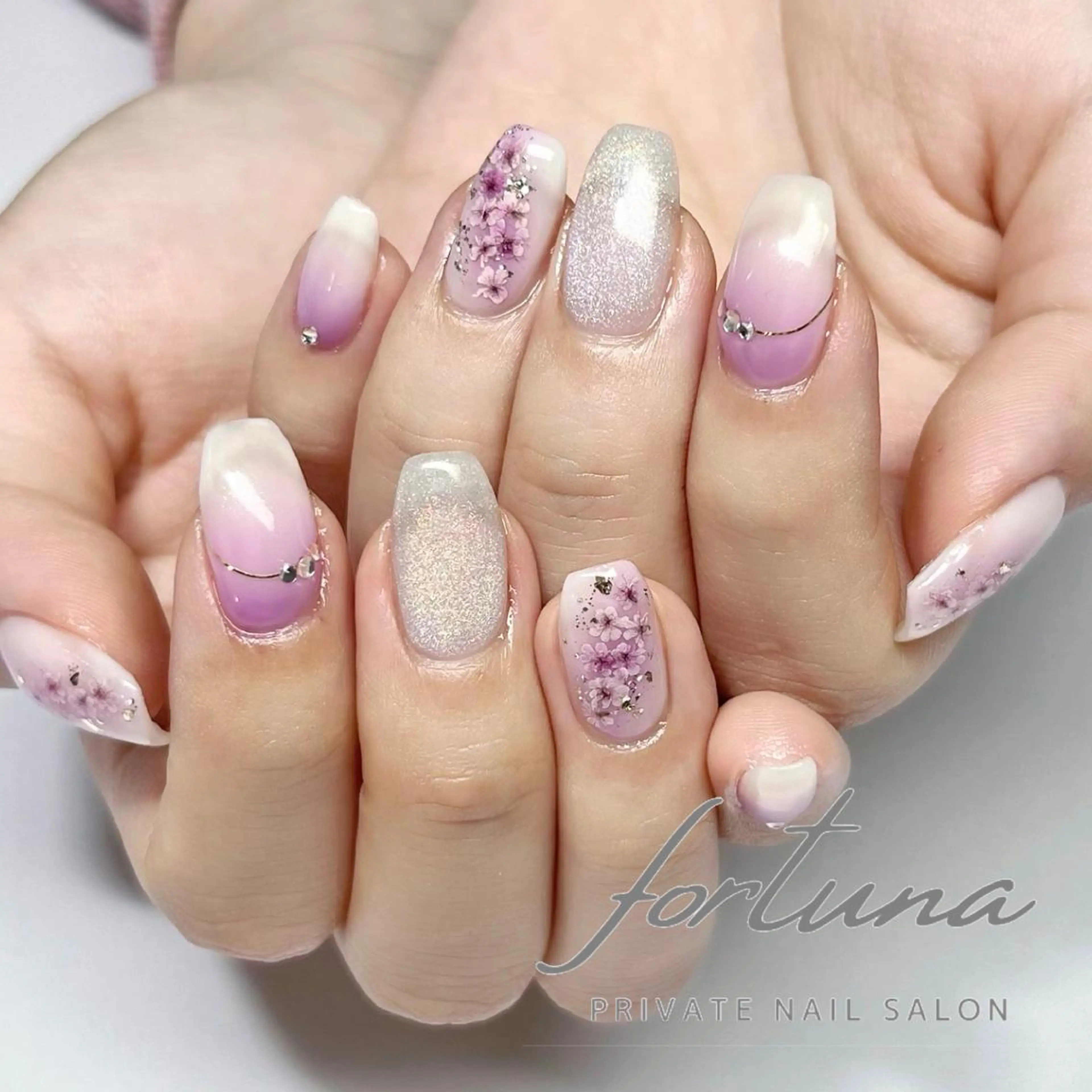 ネイル 春ネイル ハンドネイル fortuna 武藤裕美のネイルデザイン