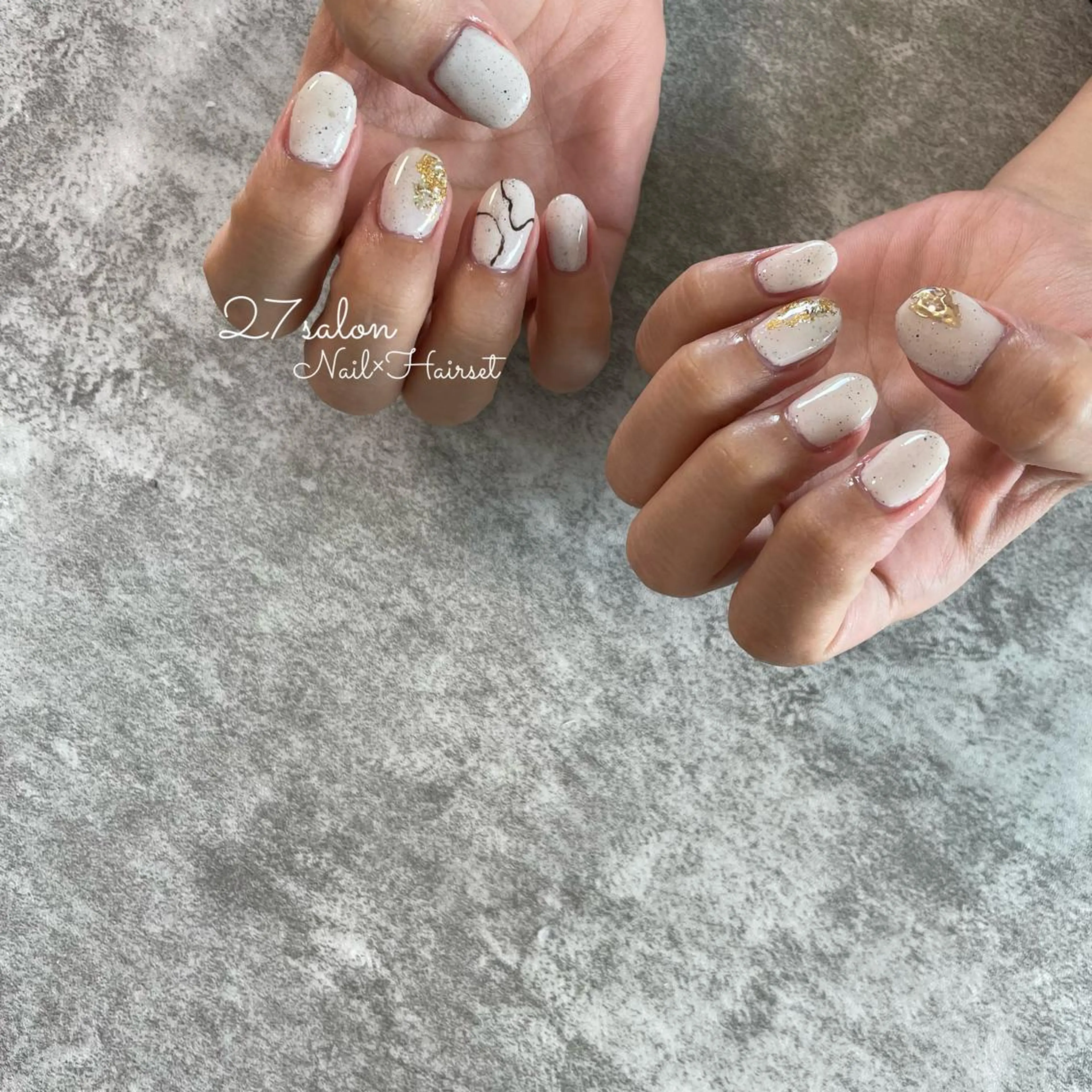 ネイル ニュアンスネイル 27salon yuinaのネイルデザイン