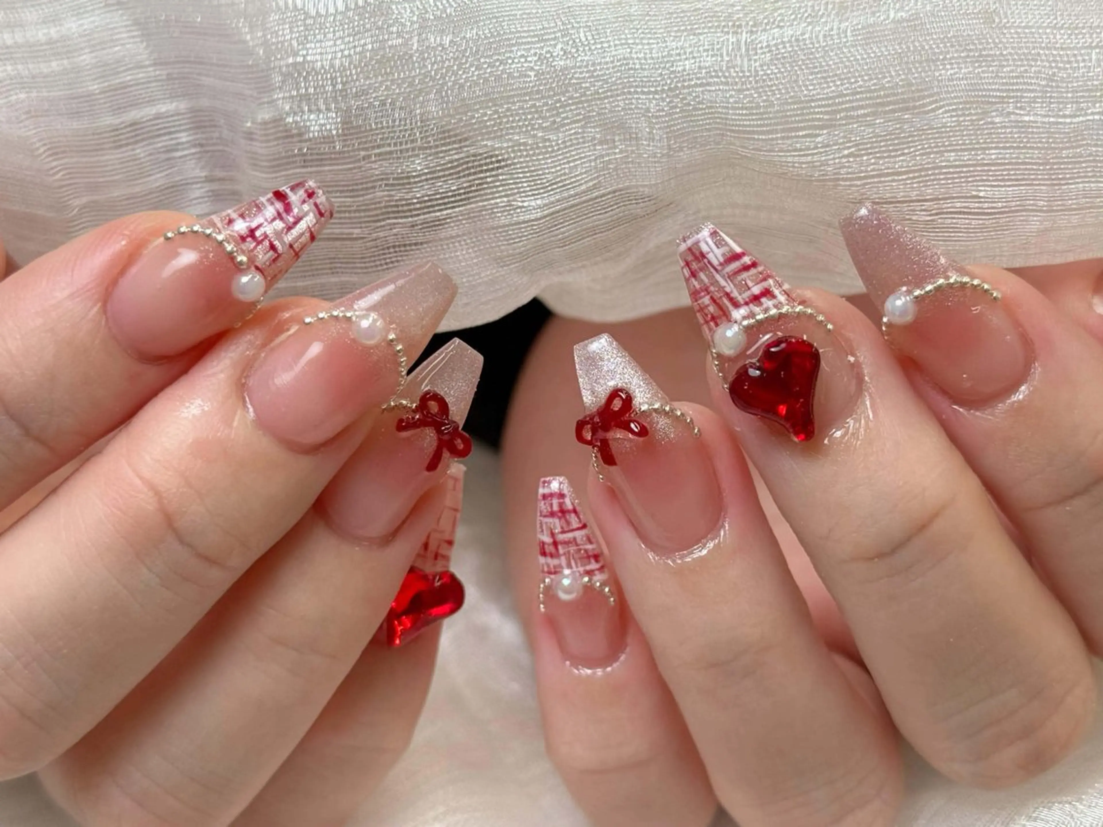 ネイル アートネイル 成人式 ジェルネイル ニュアンスネイル 夏ネイル ハンドネイル Jenn Nail Salonのネイルデザイン