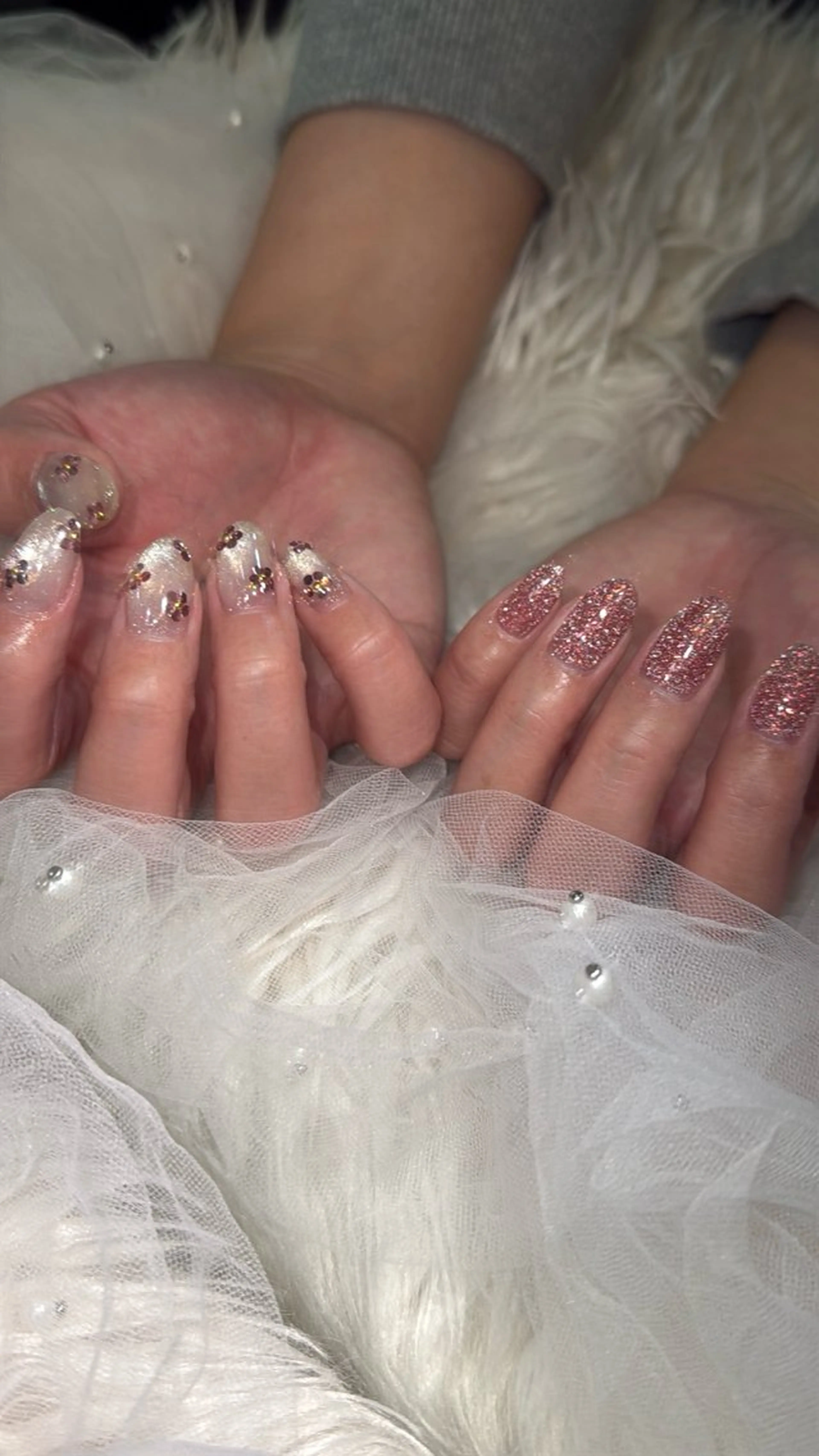 ネイル フラッシュネイル フラッシュマグ フットネイル フレンチネイル 韓国ネイル ハンドネイル SAKU nail 作島茜のネイルデザイン