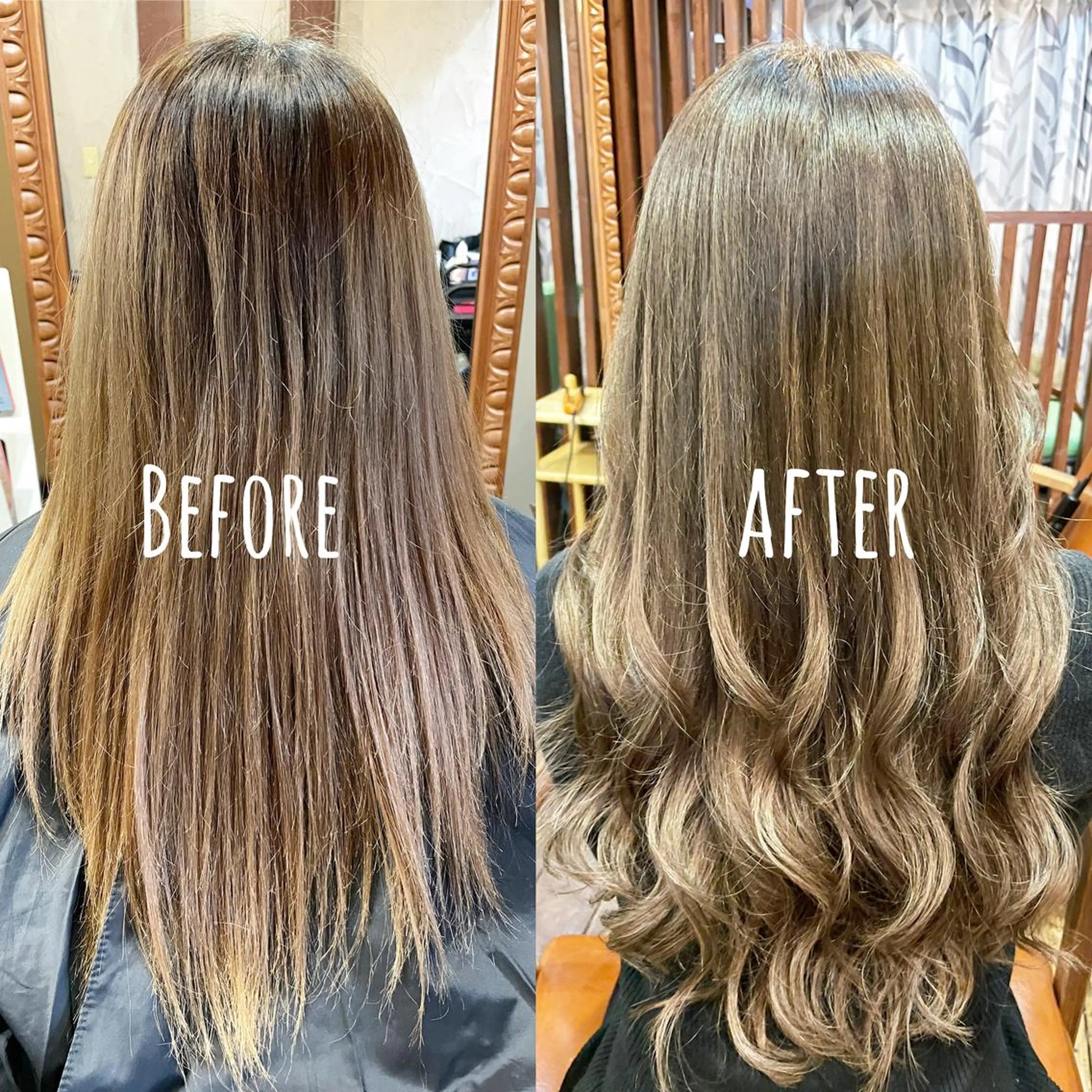 ロング シールエクステ エクステ ロング カット ヘアカラー エクステ ❤️MASAKO❤️ 🌸🩷エクステ🩷のヘアスタイル