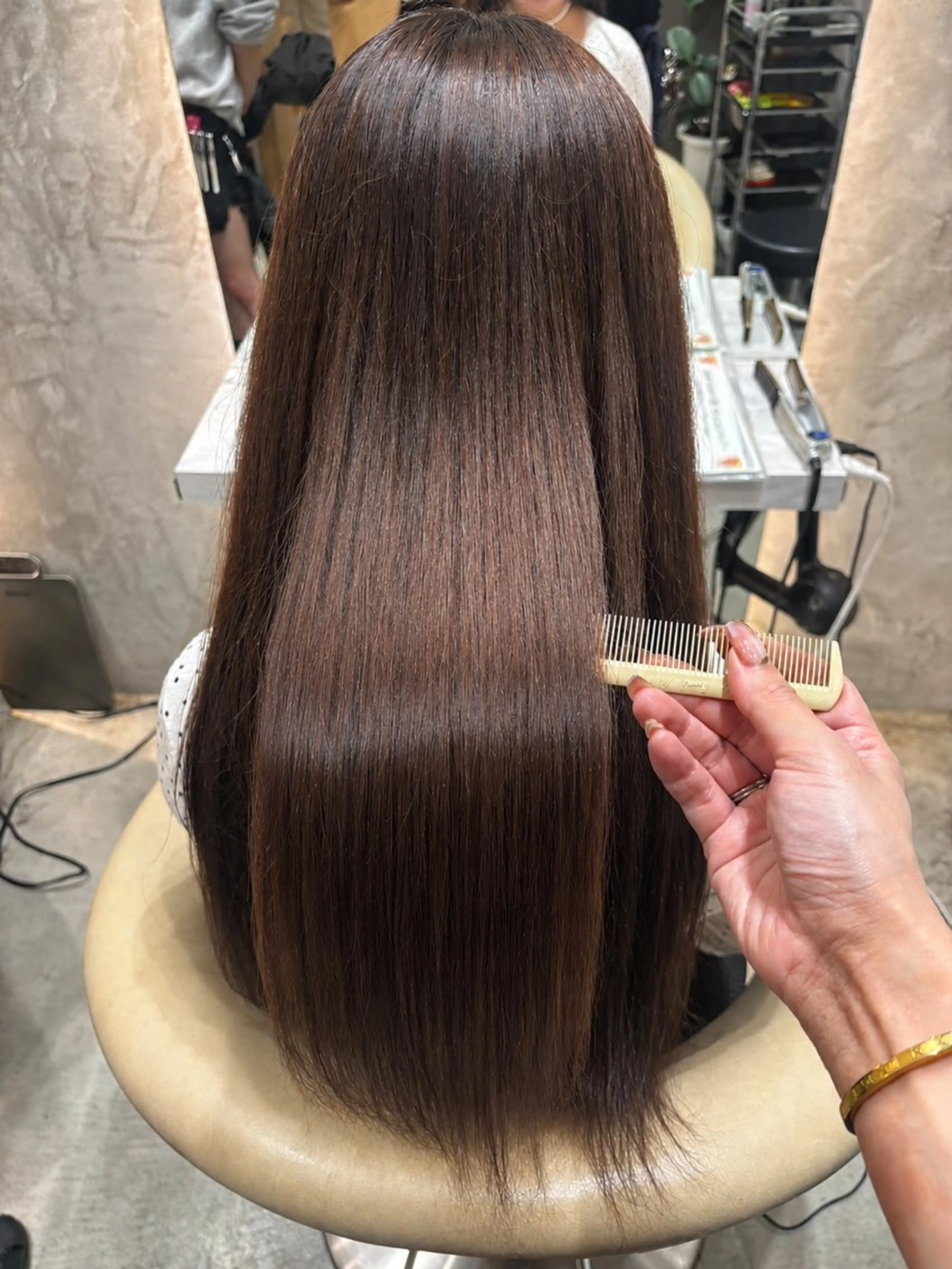 ロング カラー ベージュカラー ブリーチ ブラウンカラー 透明感カラー ヘアカラー lond shige /重髙翔斗のヘアスタイル
