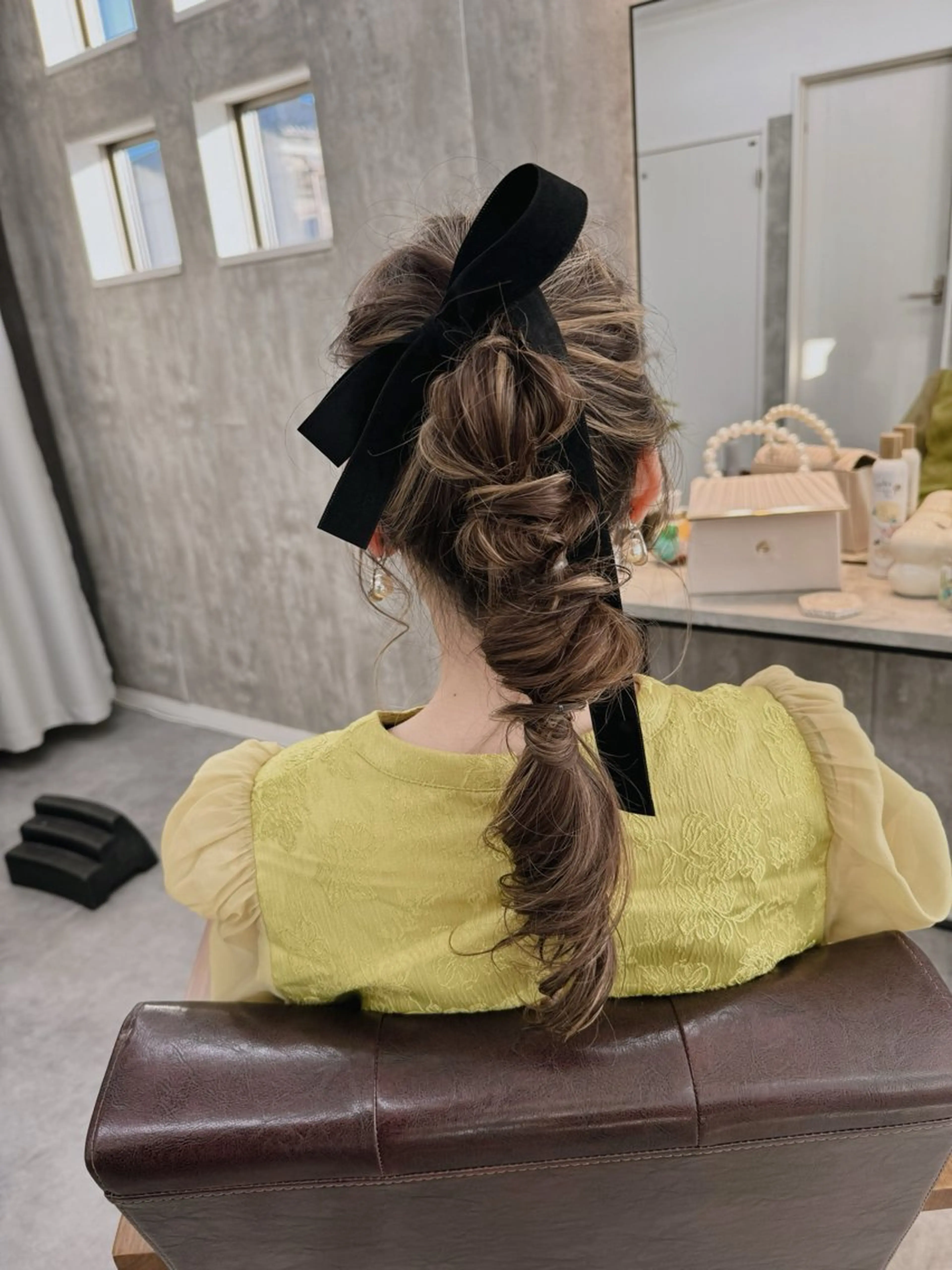 ロング カラー ハイライトカラー ハイライト 1席のみの 美容室IKKIのヘアスタイル