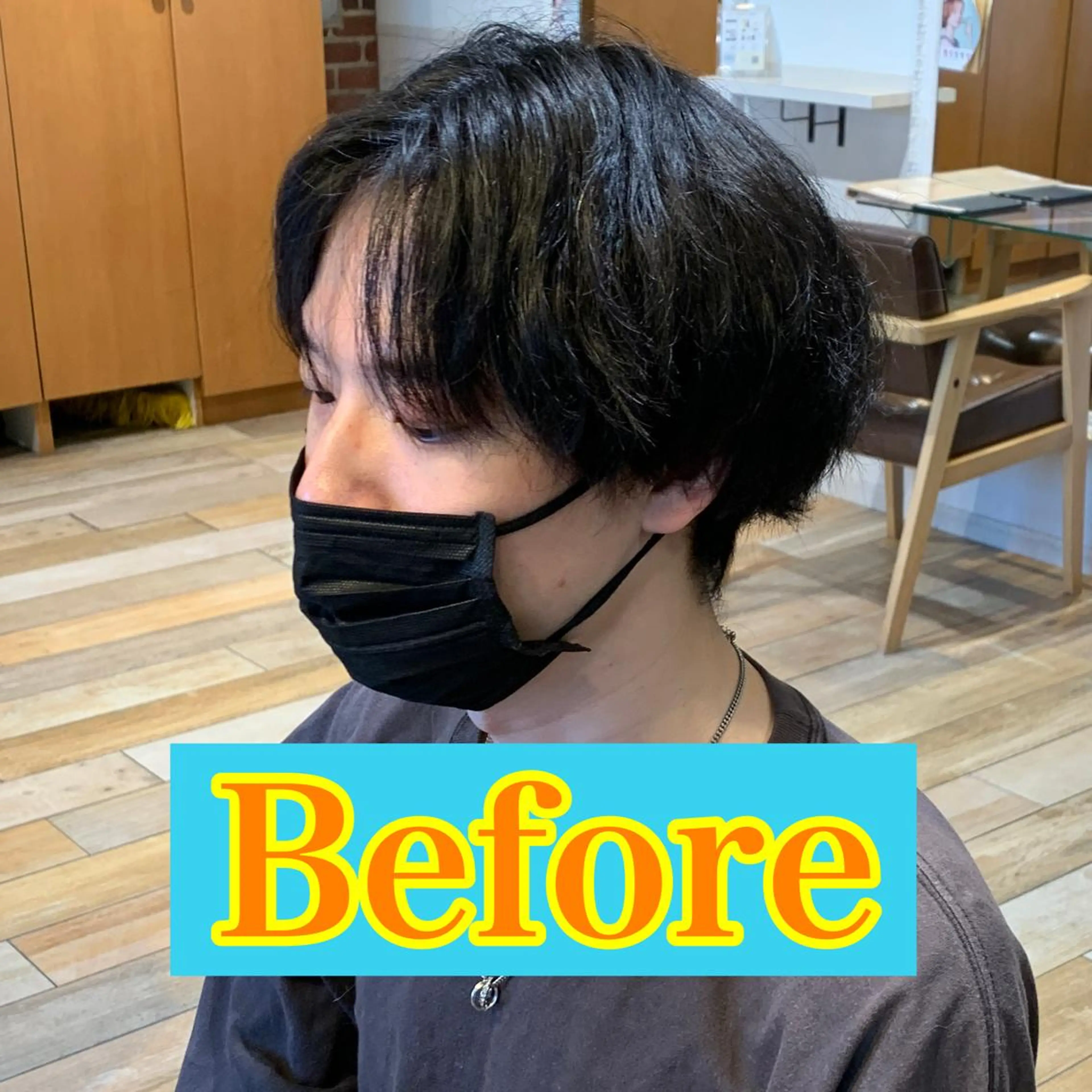 ショート パーマ メンズ カルマパーマ メンズ韓国風 メンズパーマ スペインカール 波巻きパーマ メンズパーマ&メンズ 縮毛矯正/平野/渋谷のヘアスタイル