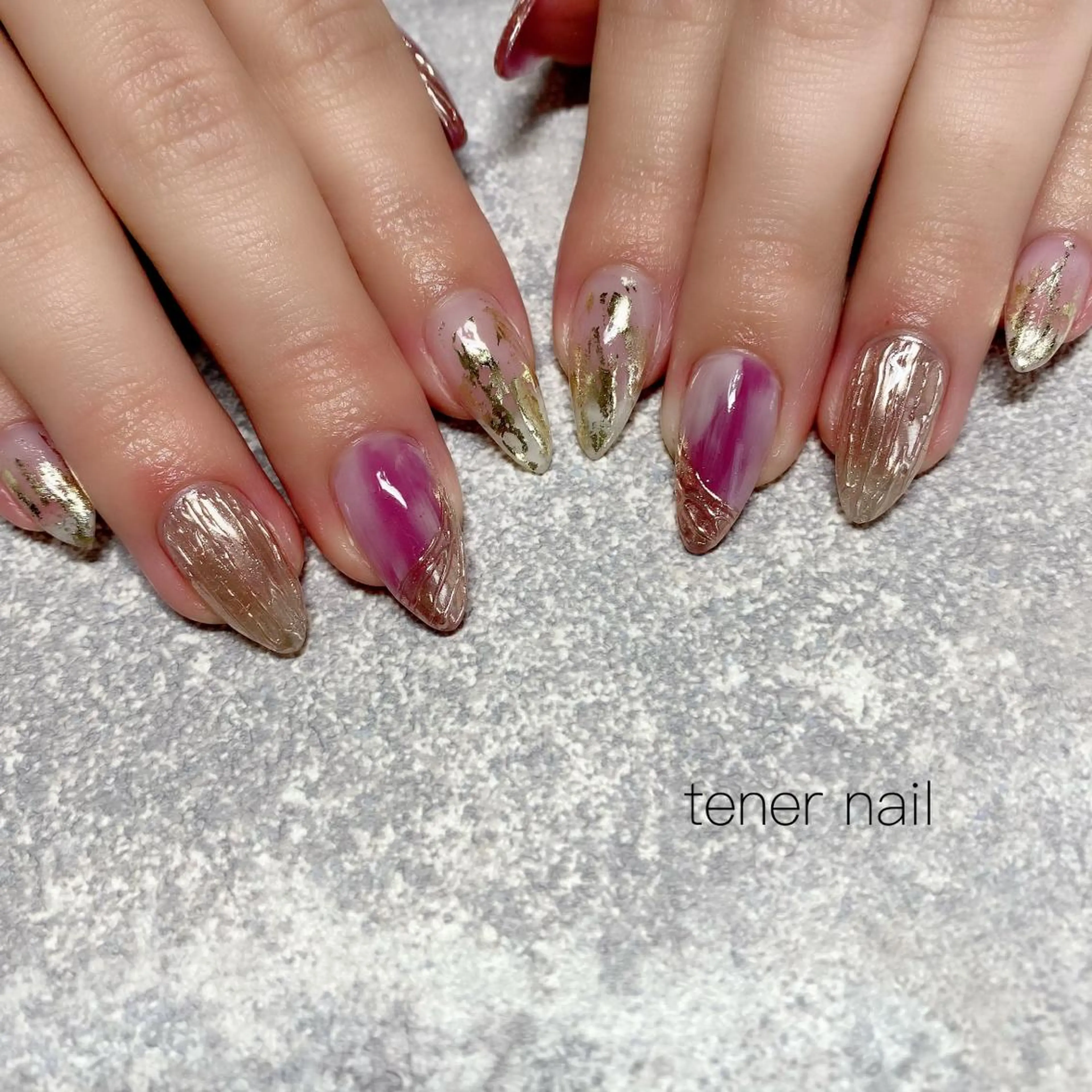 ネイル ニュアンスネイル テネルネイル tener nailのネイルデザイン