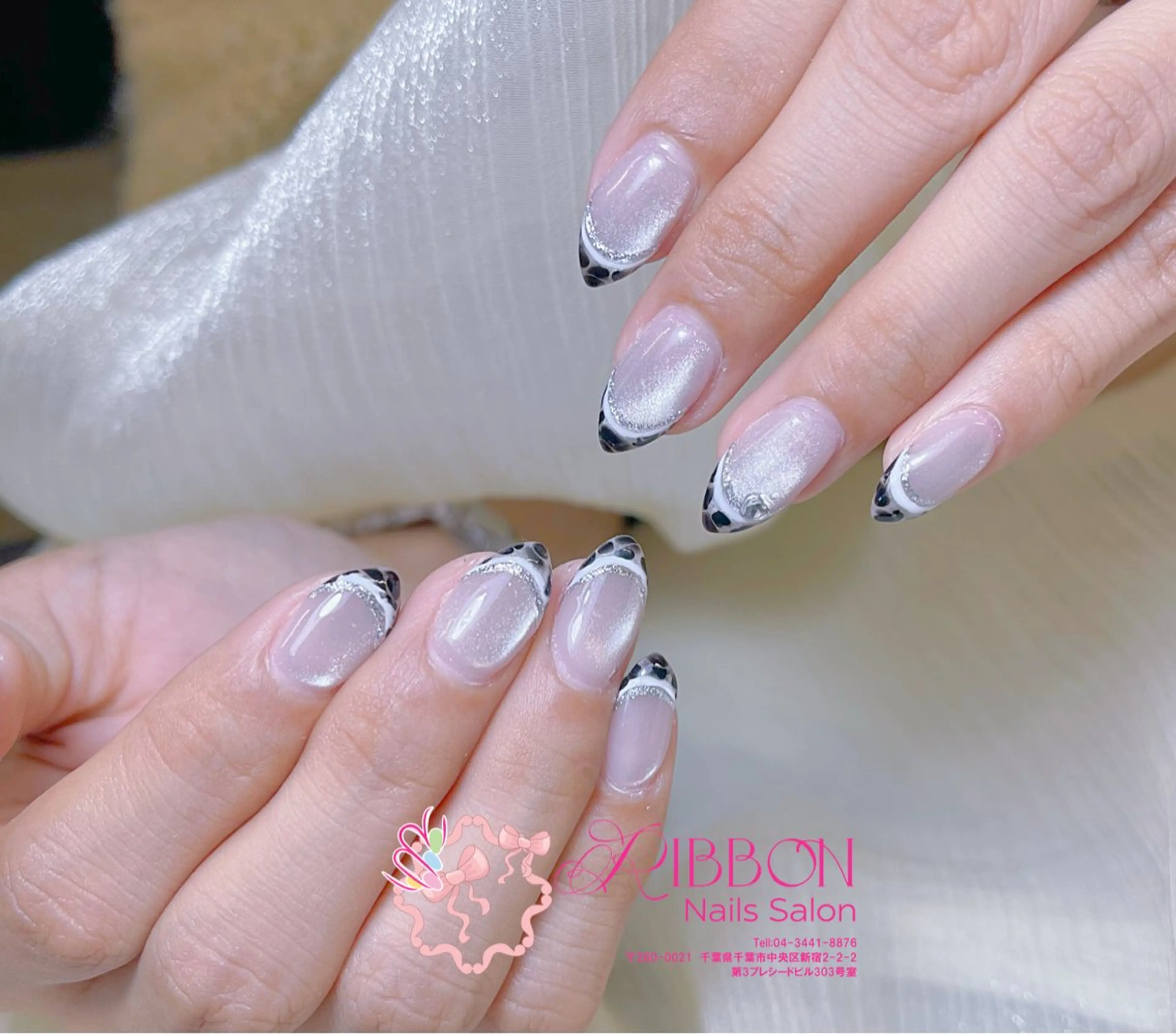 ネイル チークネイル フットネイル フレンチネイル グラデーション 韓国ネイル ハンドネイル Ribbonnail salonのネイルデザイン