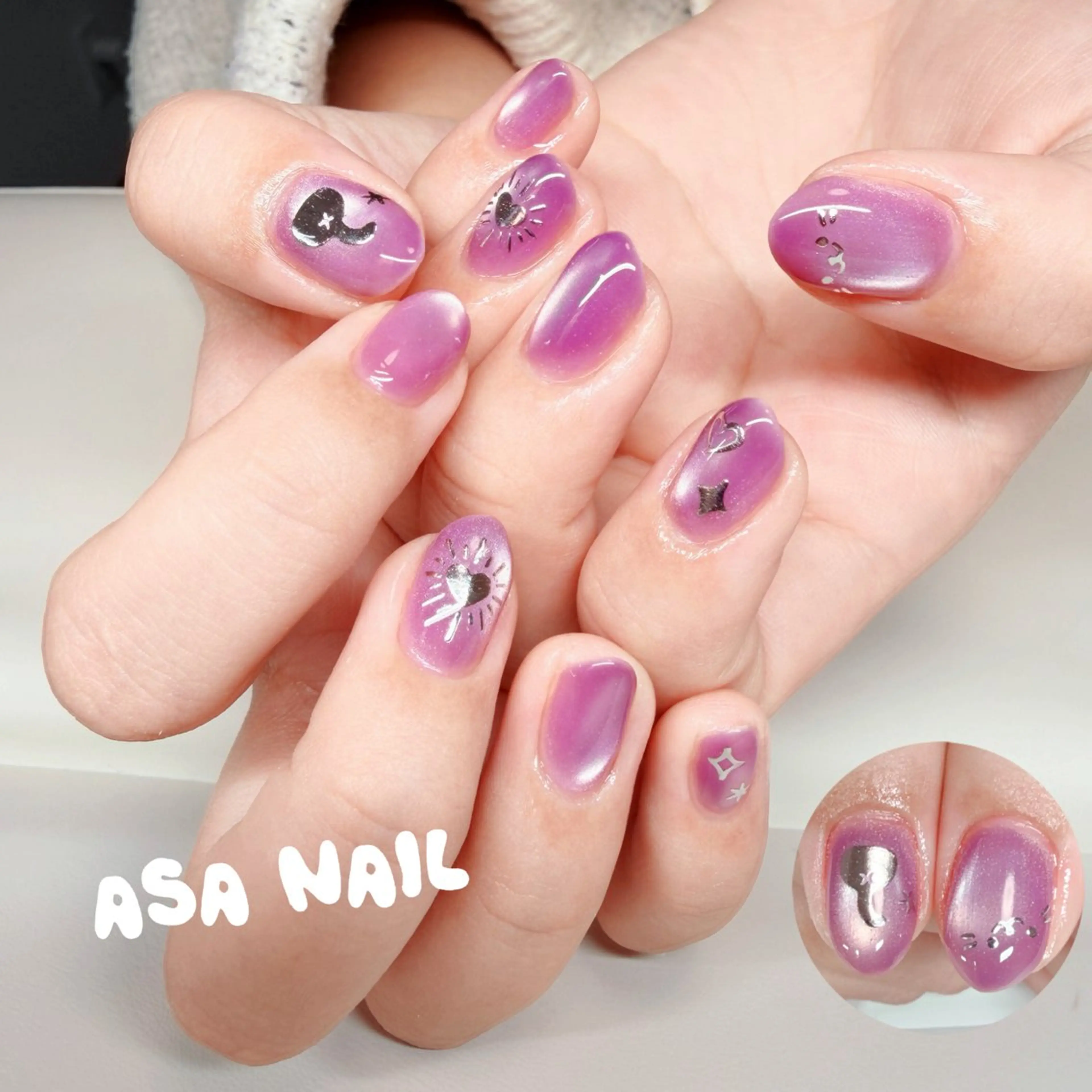 ネイル ハンドネイル Asa Nail 亀戸 平井のネイルデザイン