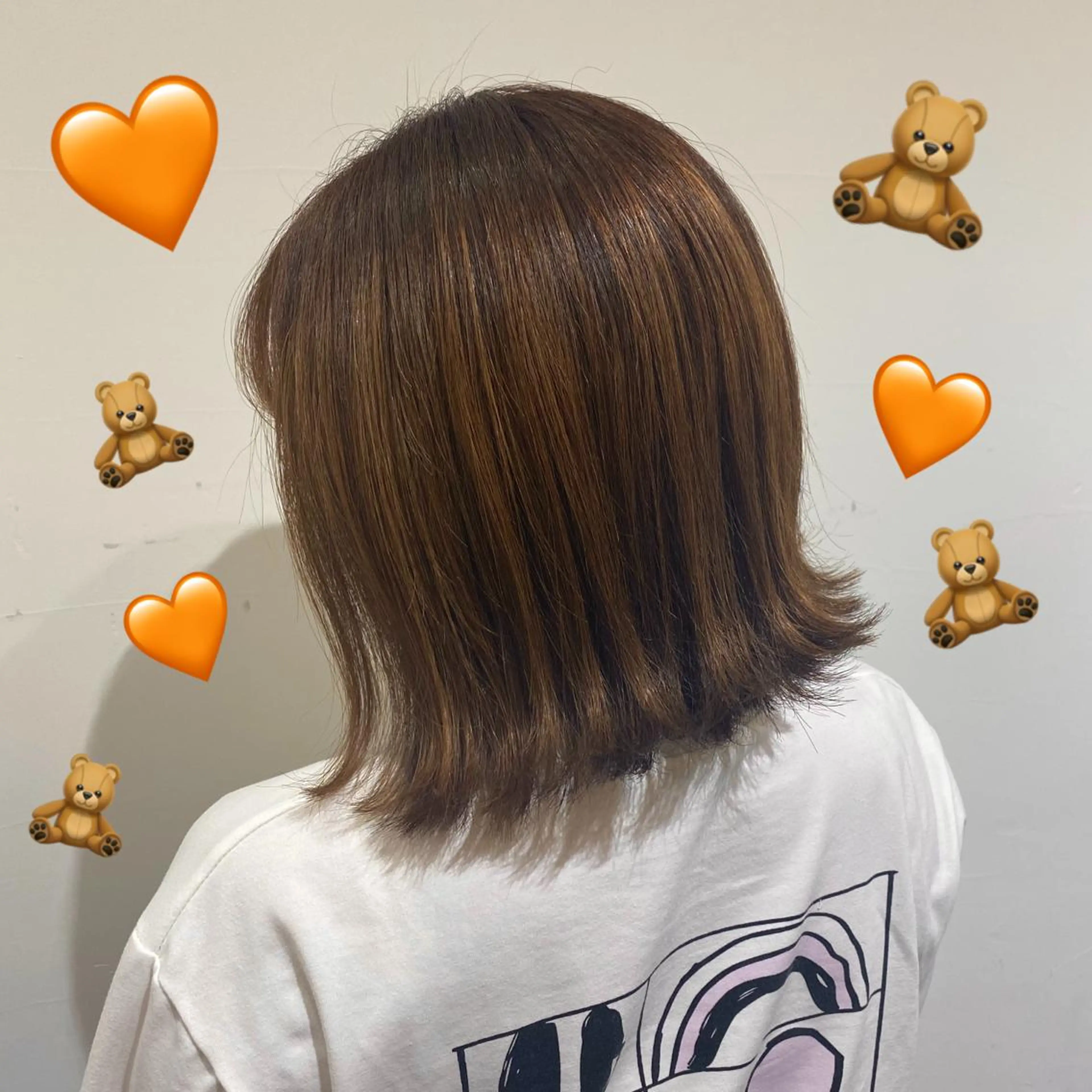 ミディアム カラー バレイヤージュ ブリーチ ブラウンカラー ケアブリーチ ダブルカラー 韓国ヘア特化 💟 ララア 💟のヘアスタイル